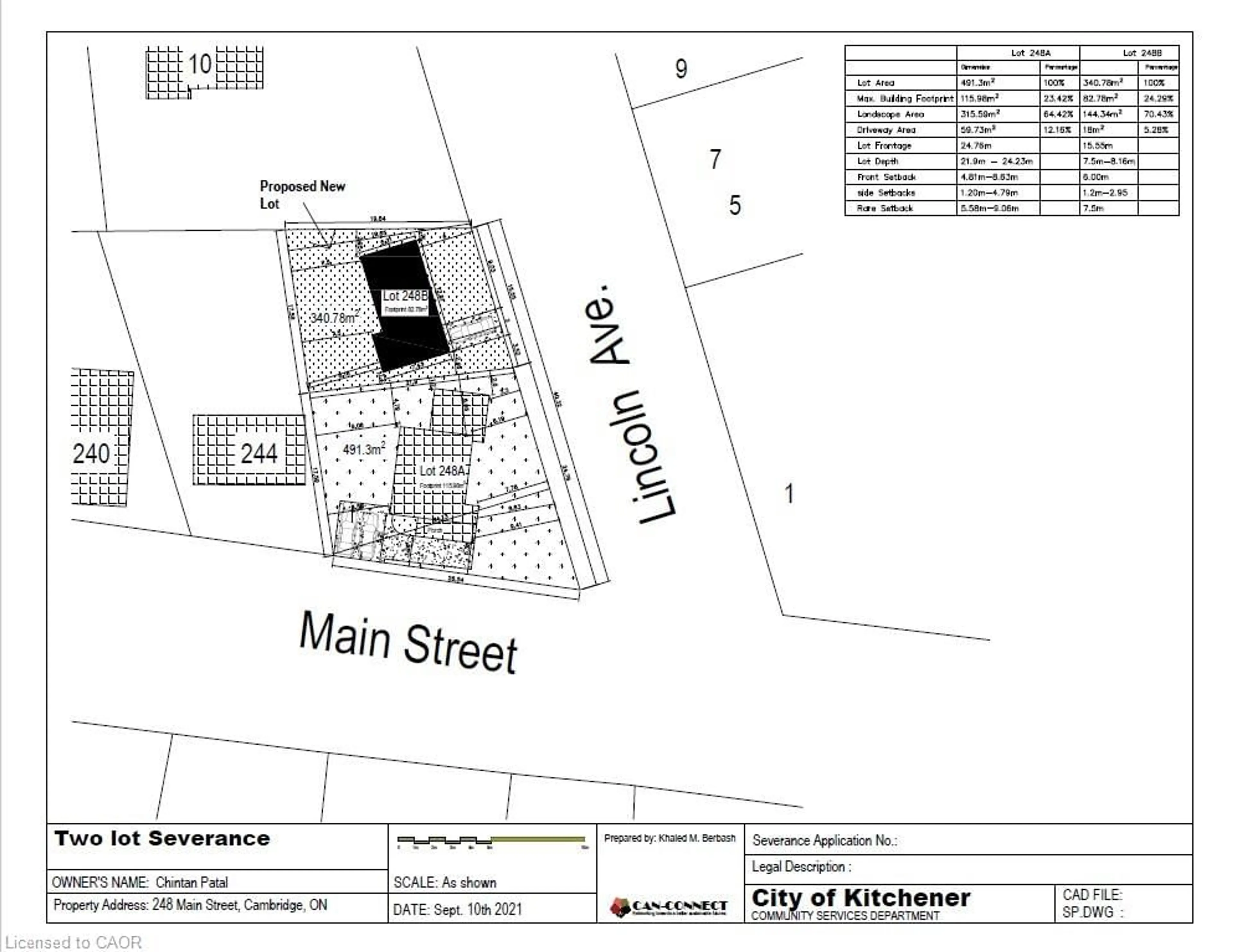 Floor plan for 248 Main St, Cambridge Ontario N1R 1X3