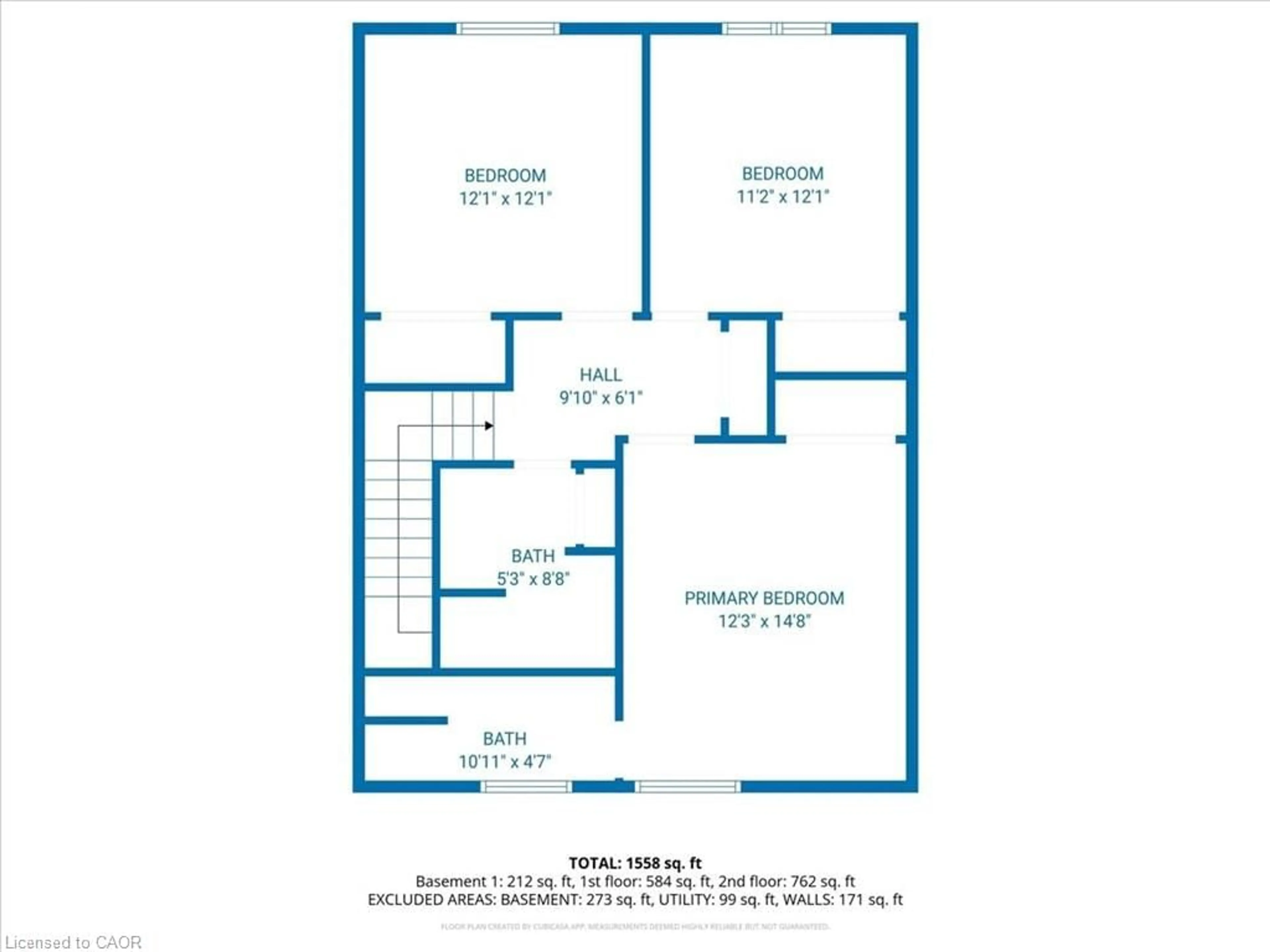 Floor plan for 25 Meadowvale Dr #3, Fonthill Ontario L0S 1E4