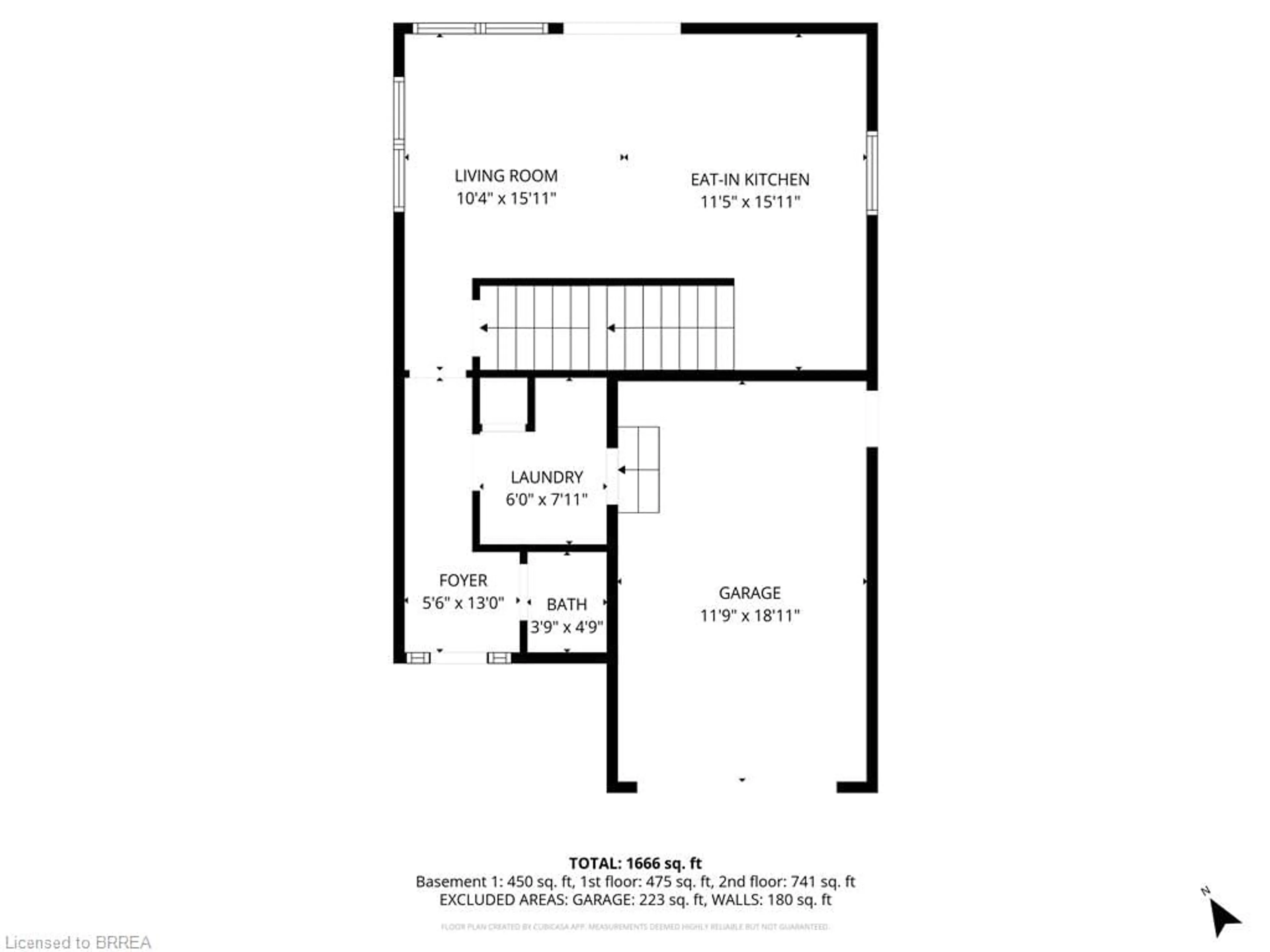 Floor plan for 50 Fife St, Caledonia Ontario N3W 1J2