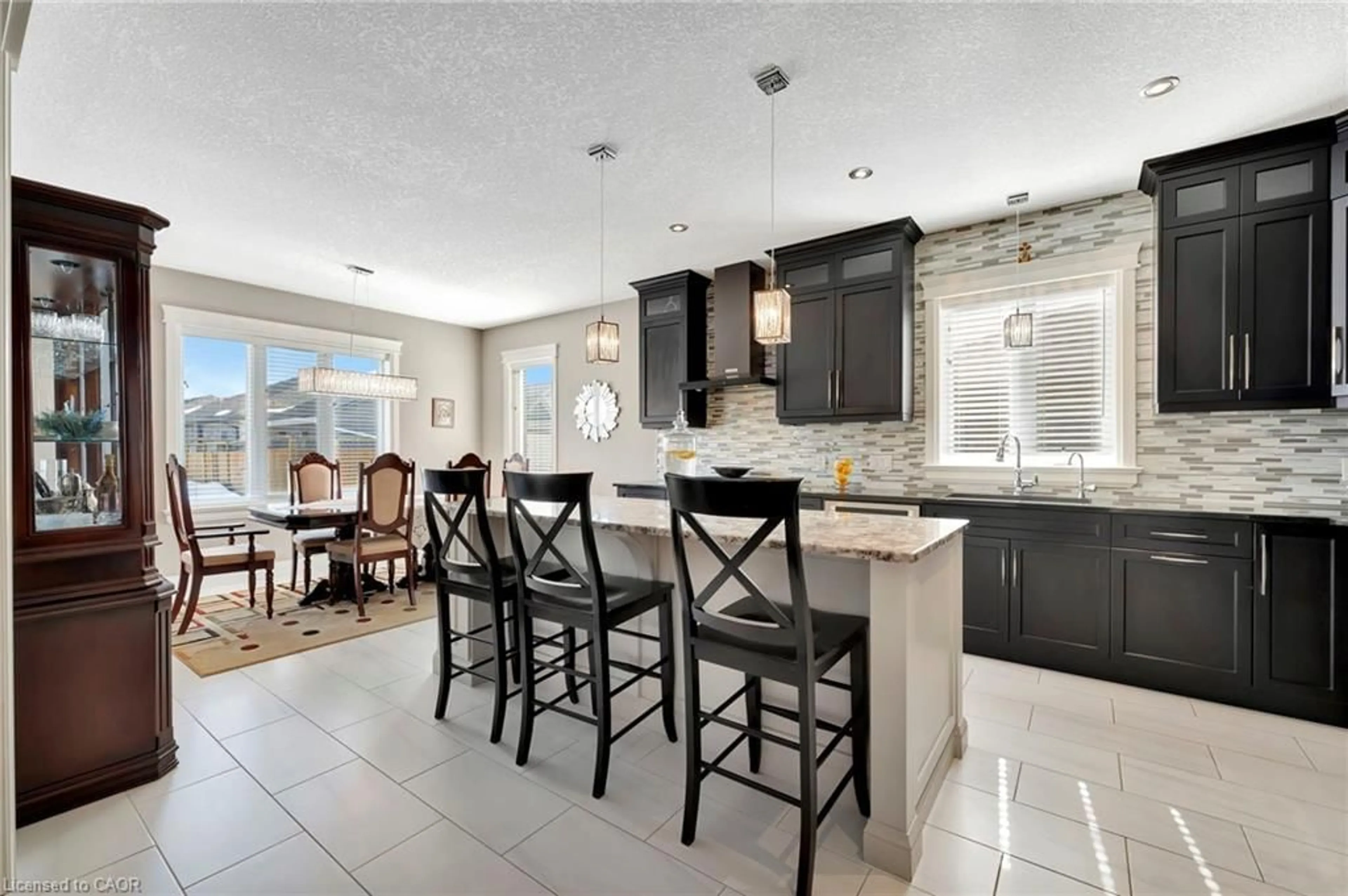 Open concept kitchen, ceramic/tile floor for 107 Forbes Cres, Listowel Ontario N4W 0B4