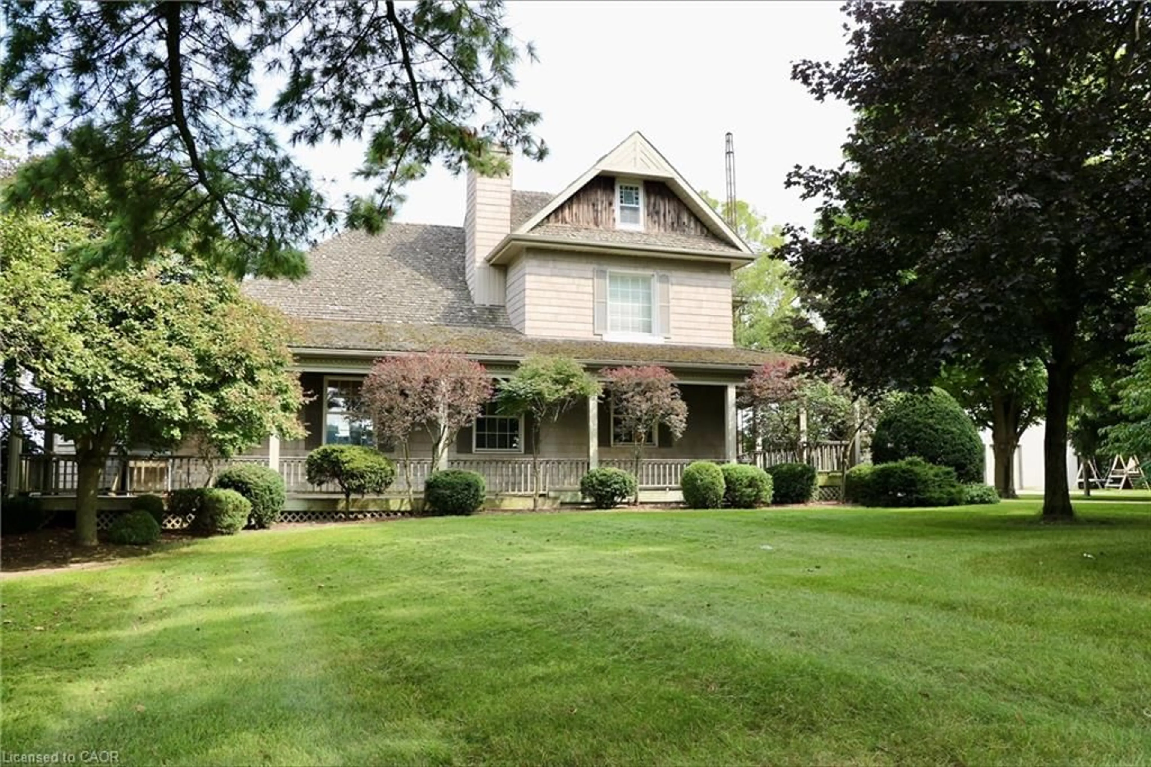 Home with vinyl exterior material, street for 145175 Potters Rd, Tillsonburg Ontario N4G 4G7