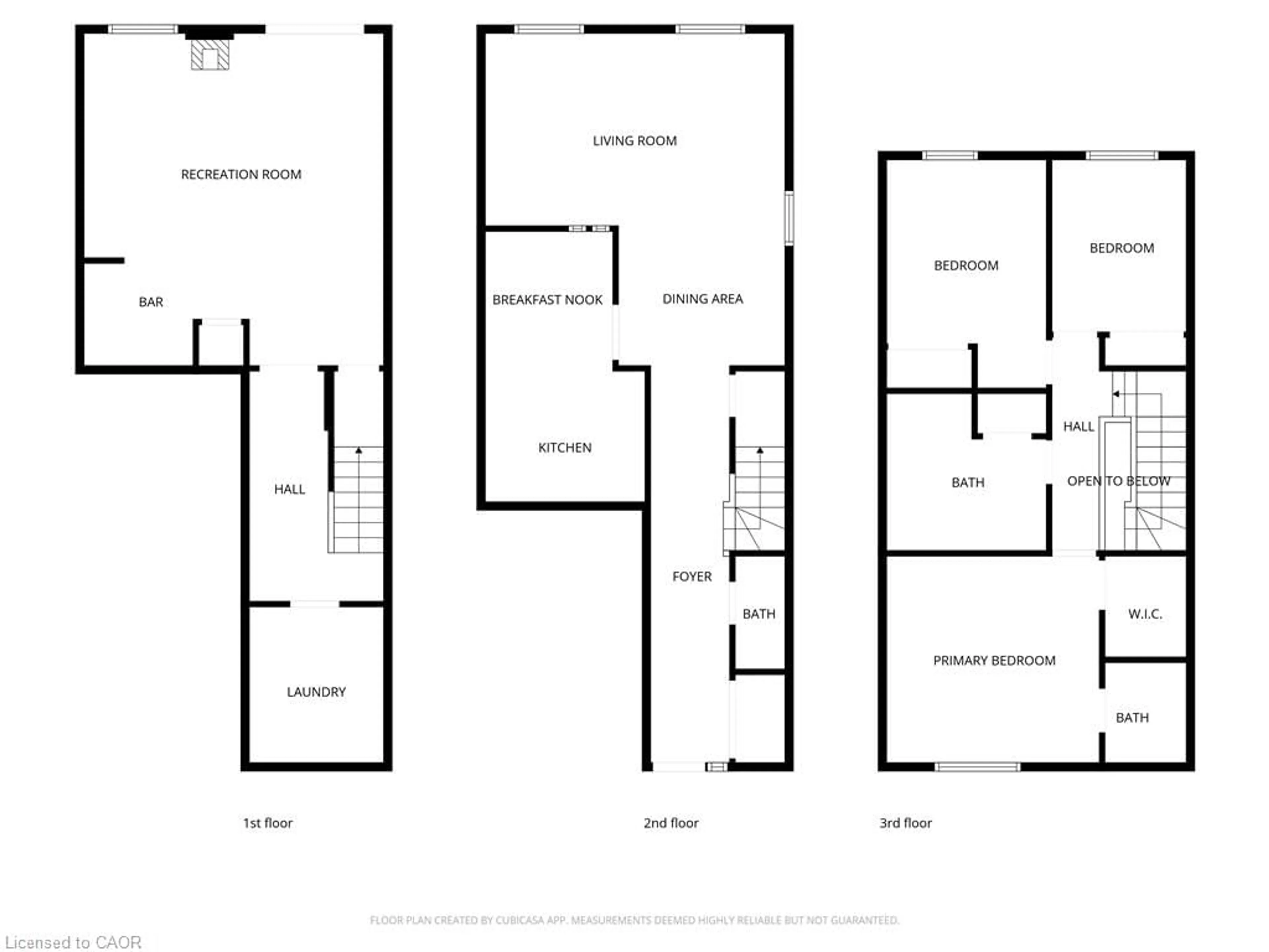 Floor plan for 2301 Cavendish Dr #44, Burlington Ontario L7P 3M3