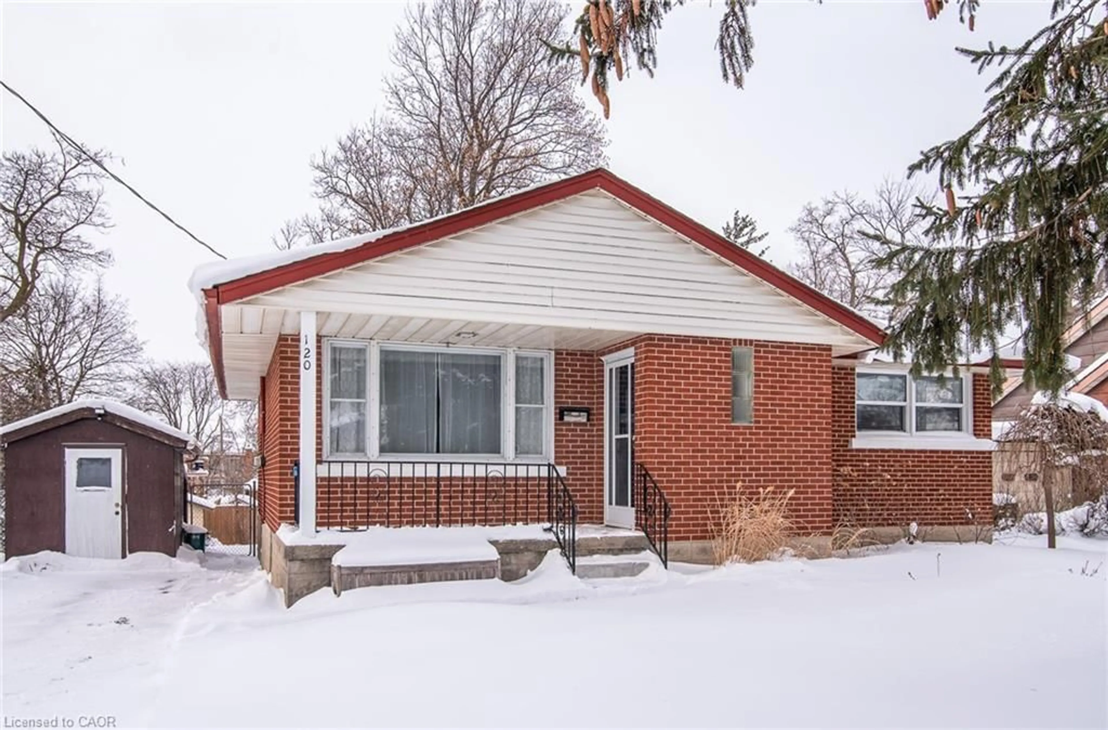 Home with brick exterior material, street for 120 Fourth Ave, Kitchener Ontario N2C 1N8
