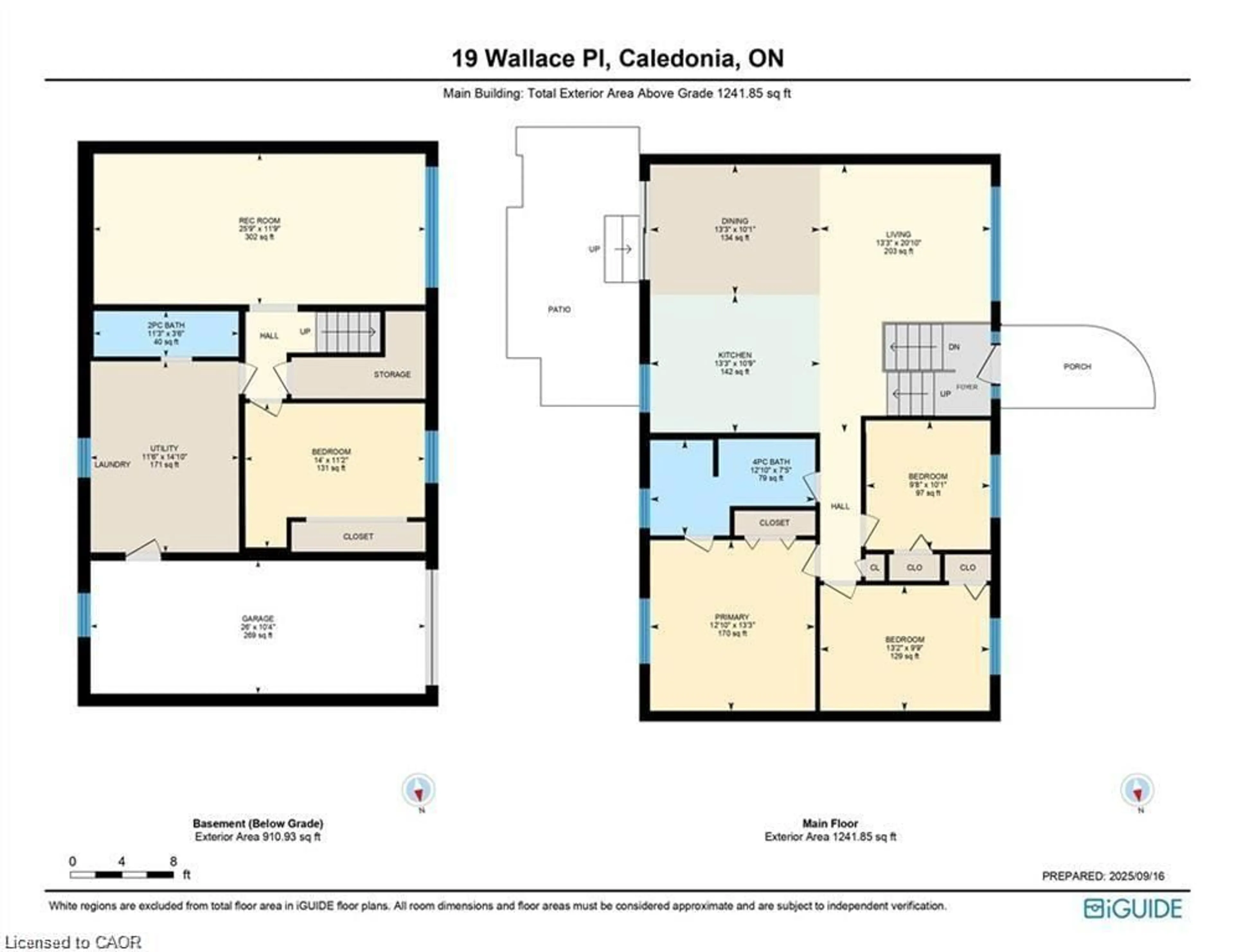 Floor plan for 19 Wallace Pl, Caledonia Ontario N3W 1G4