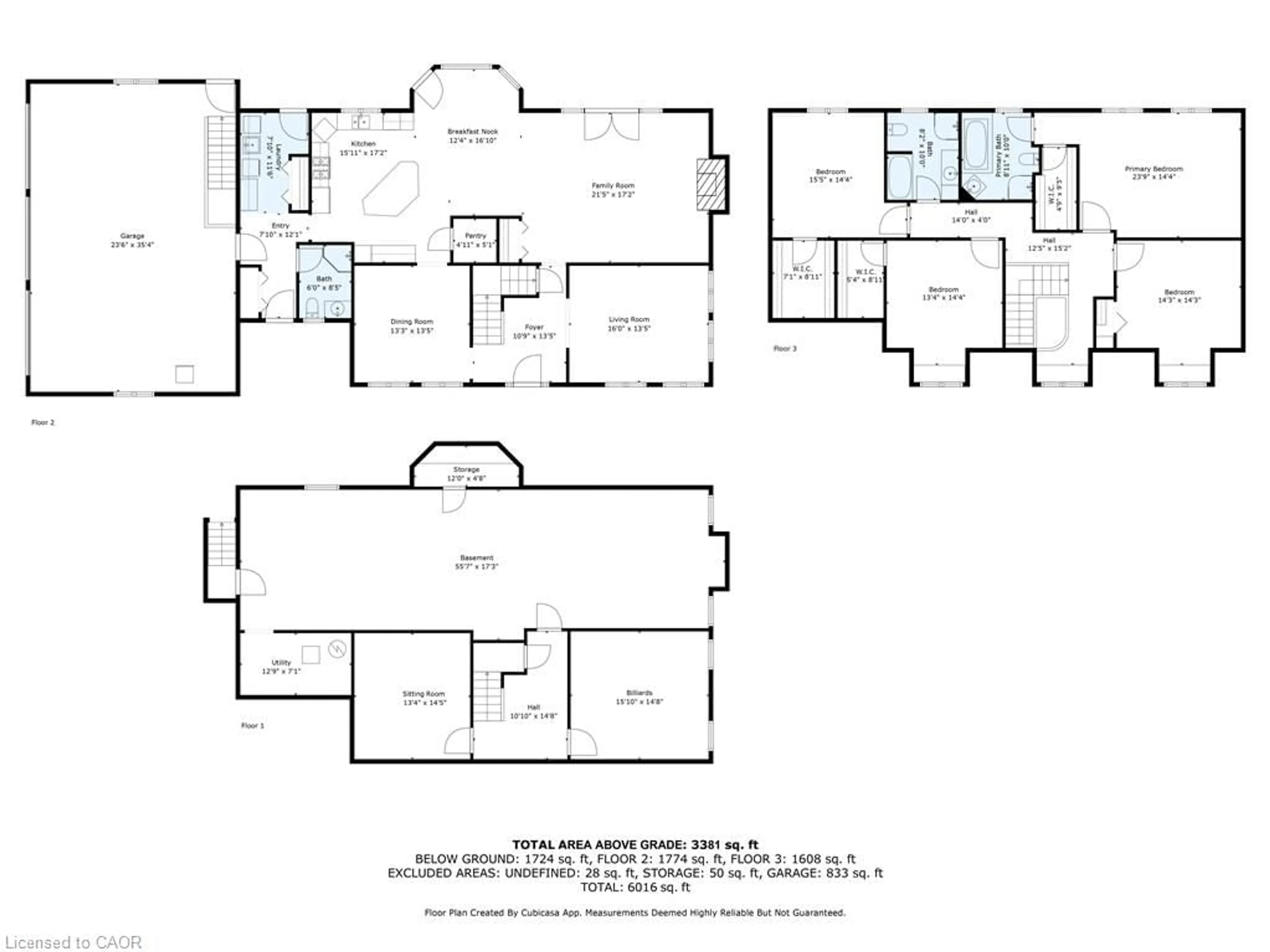 Floor plan for 331 Lanark St, Caledonia Ontario N3W 1G3