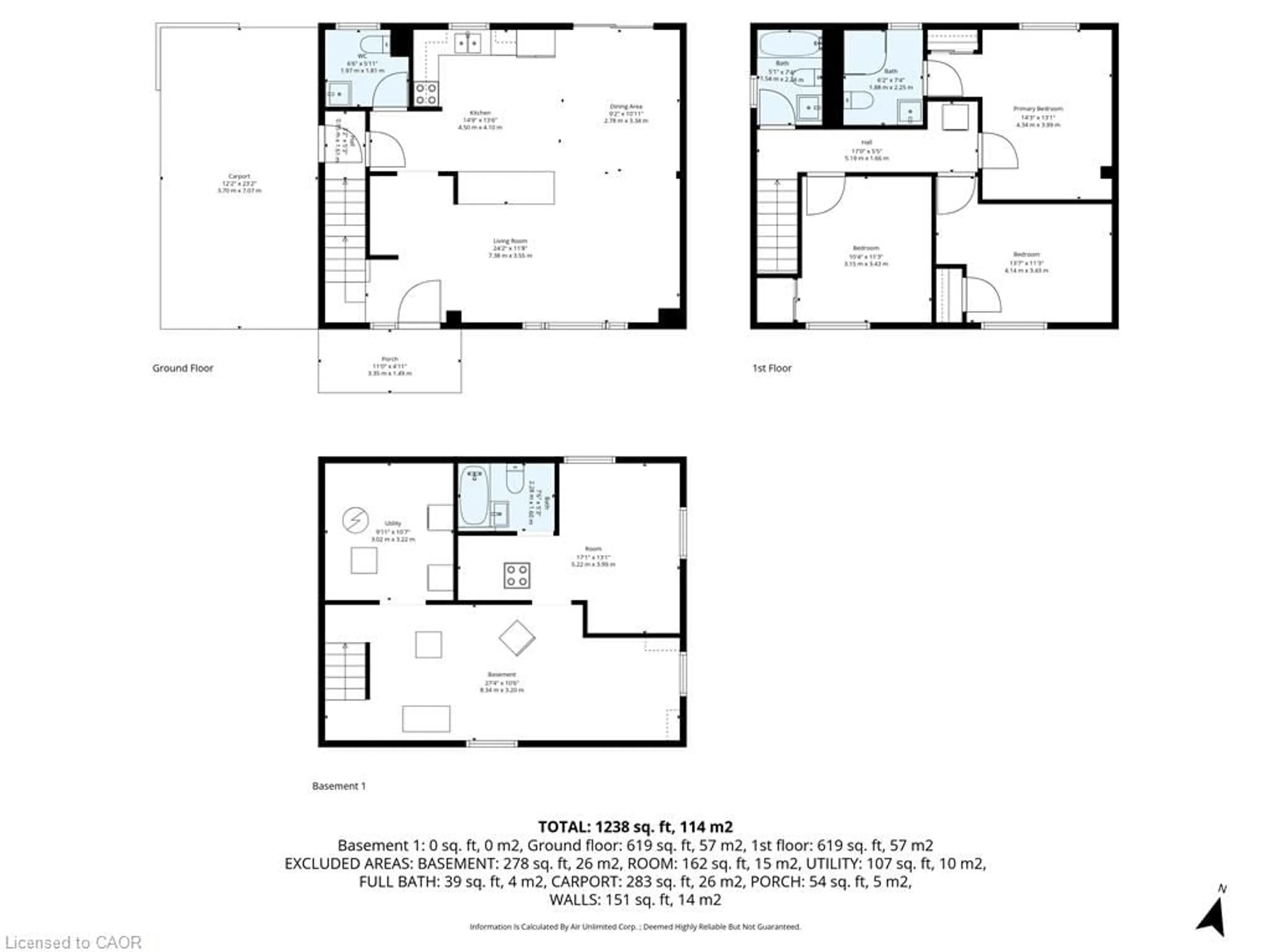 Floor plan for 4806 5th Sideroad, Essa Ontario L0L 2N2