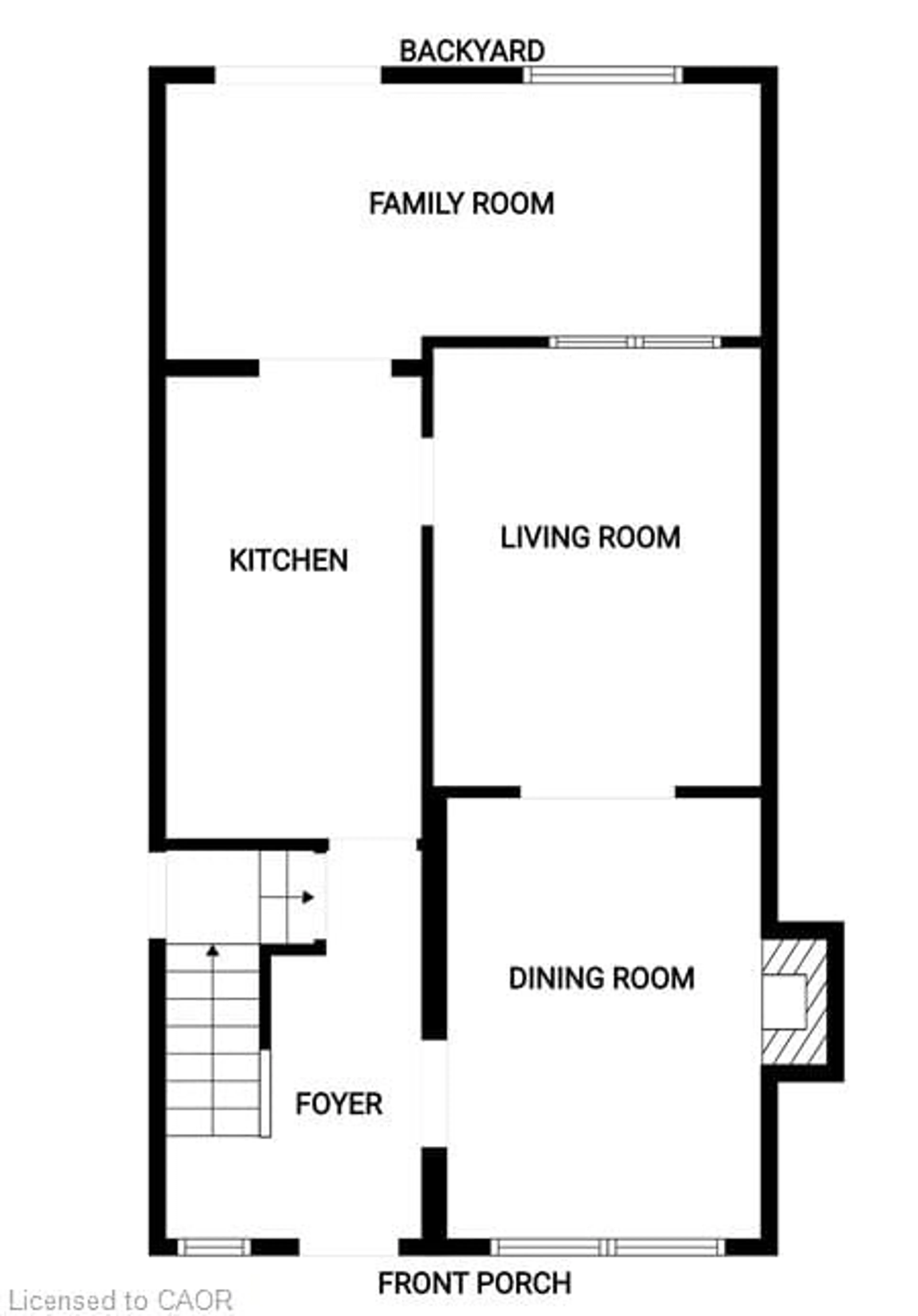 Floor plan for 82 Somerset Ave, Hamilton Ontario L8L 2L7
