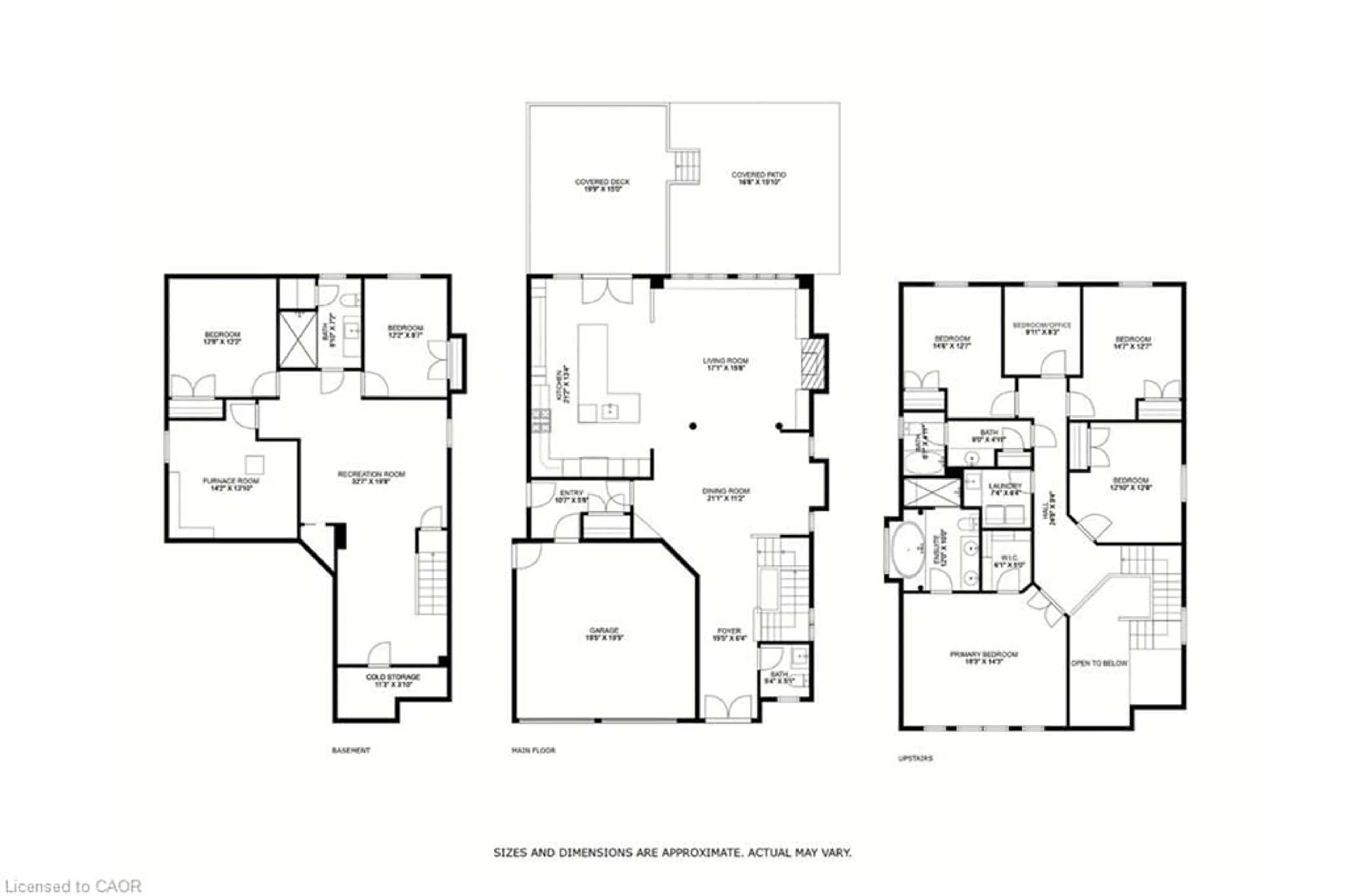 Floor plan for 151 Fair St, Ancaster Ontario L9K 0A8