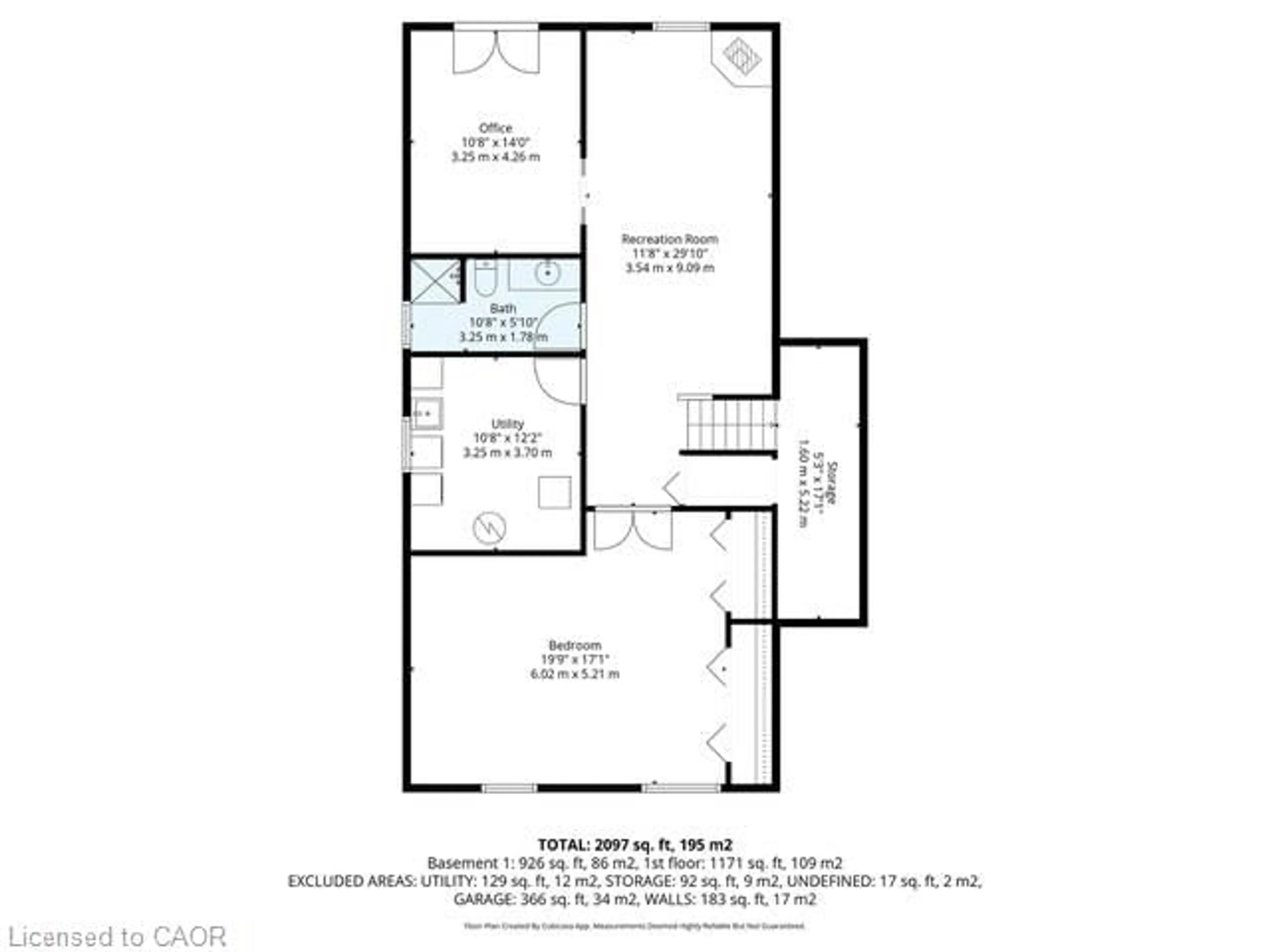 Floor plan for 174 Scott Ave, Paris Ontario N3L 4C7