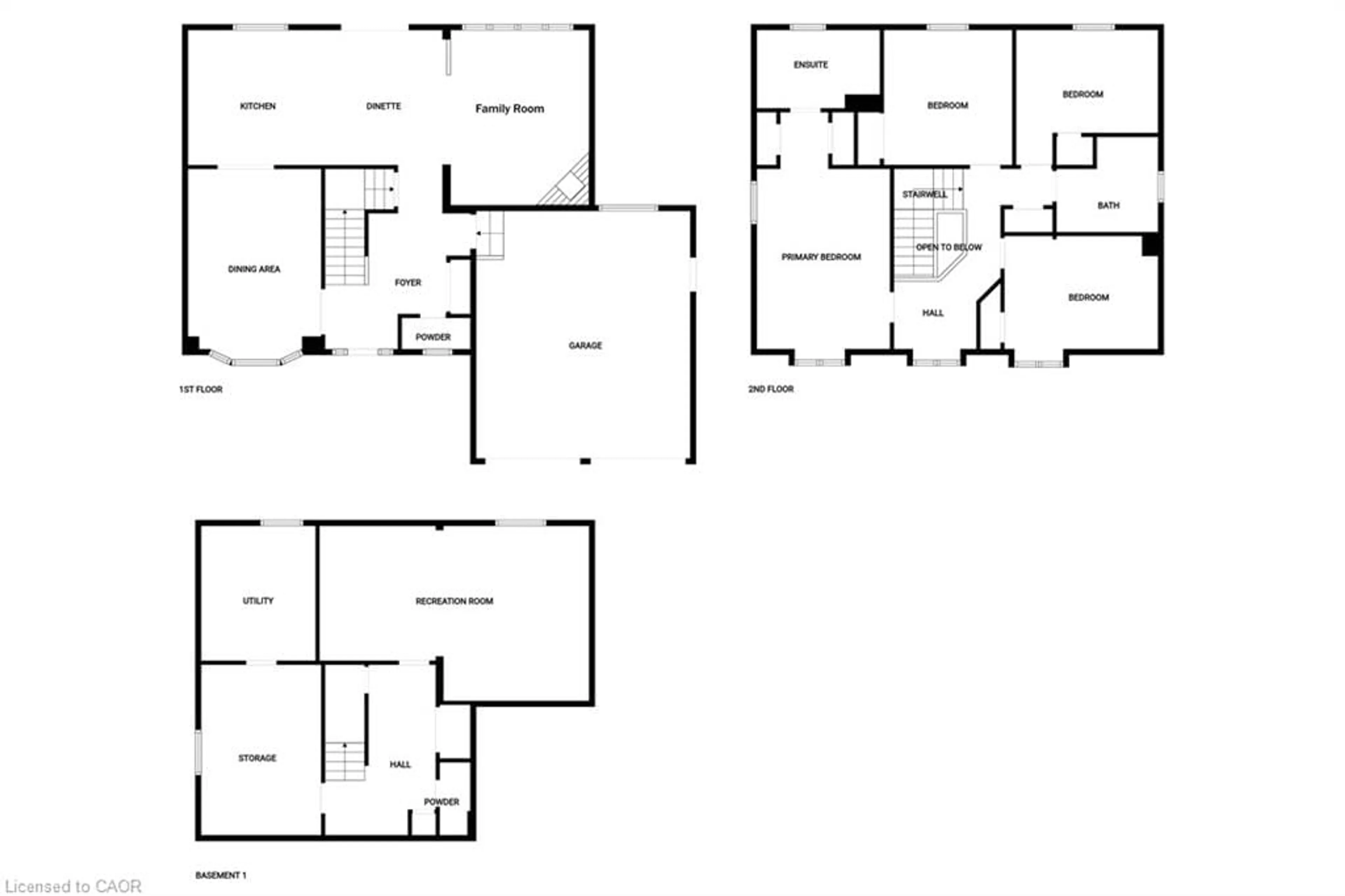 Floor plan for 43 Buchanan Dr, Caledonia Ontario N3W 1H1