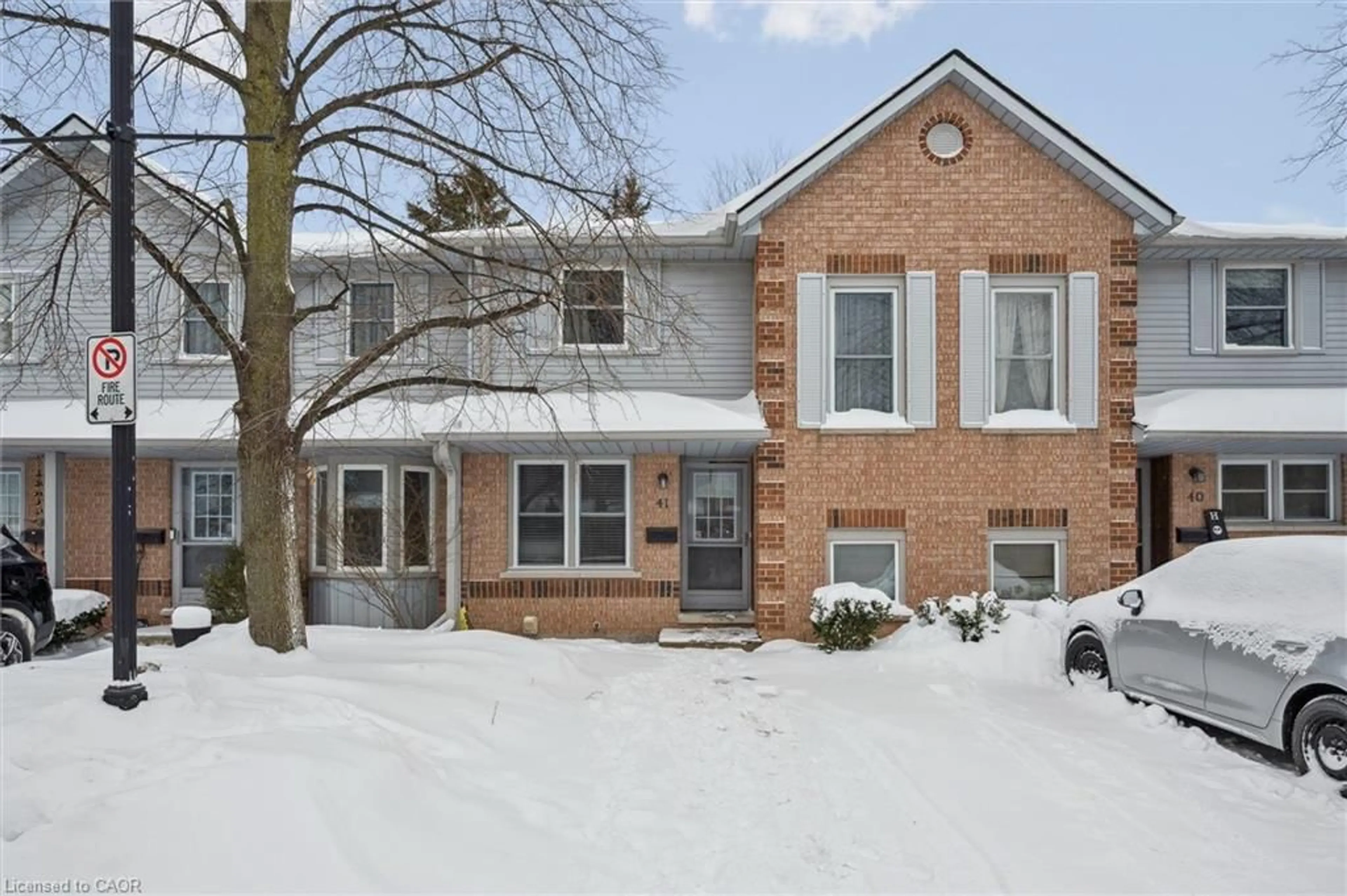 Home with brick exterior material, street for 180 Marksam Rd #41, Guelph Ontario N1H 8G5