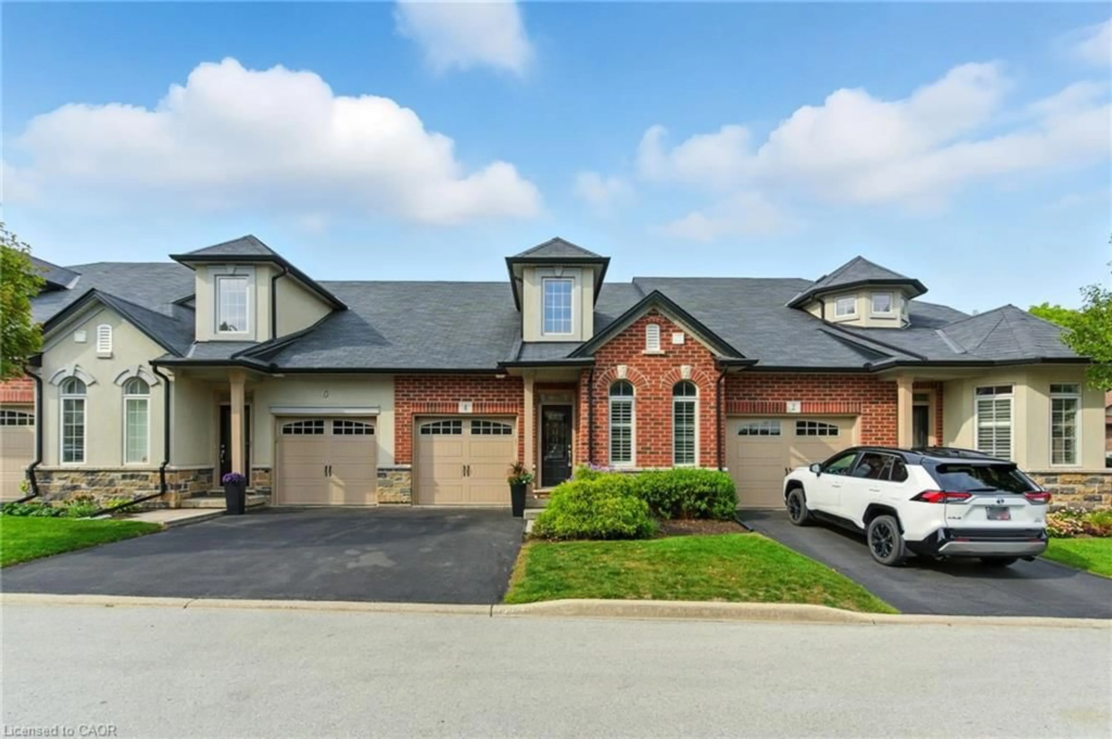 Home with brick exterior material, street for 4 Burgundy Grove, Ancaster Ontario L9K 0E7