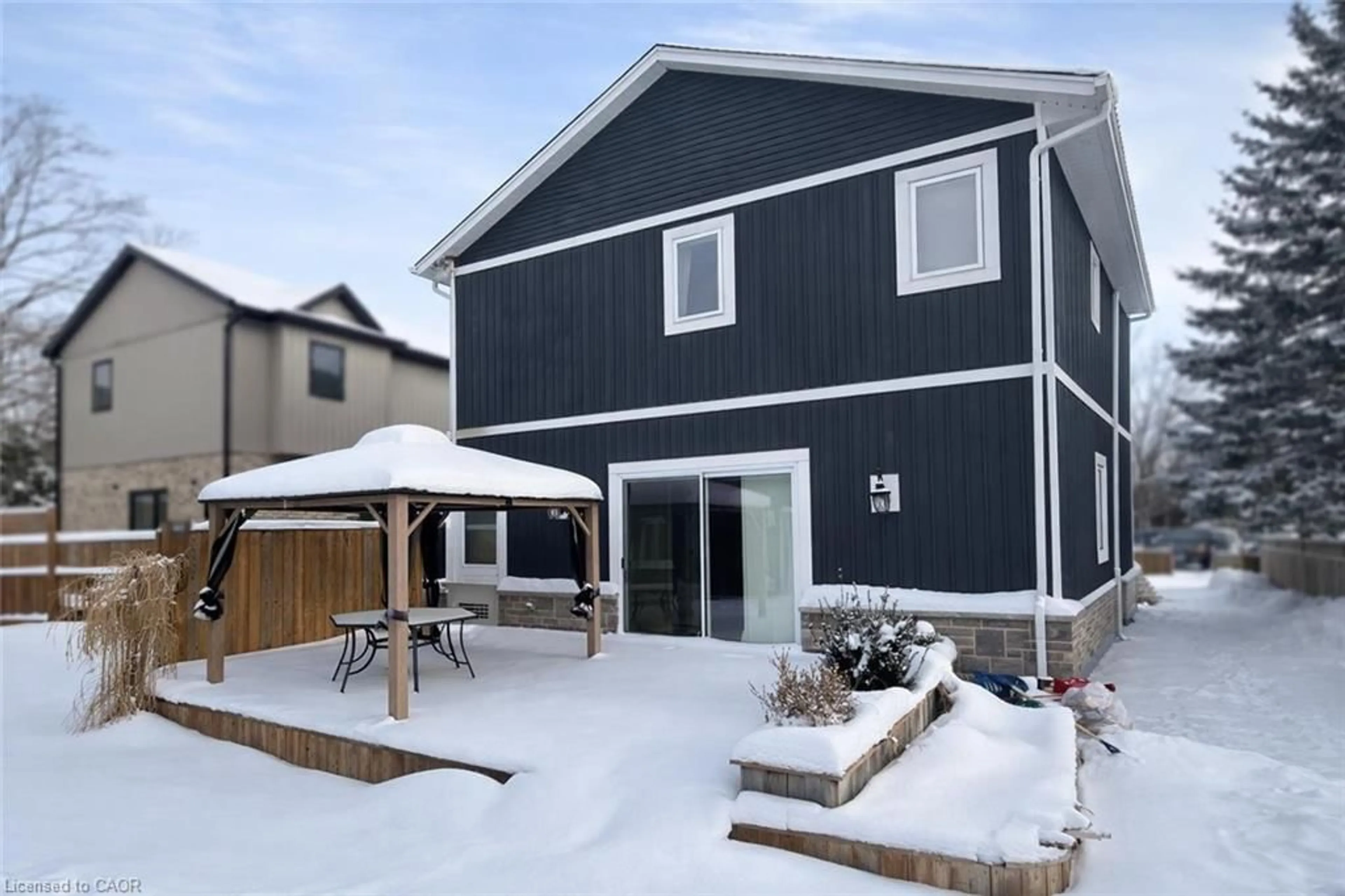 Home with vinyl exterior material, street for 45A William St, Ayr Ontario N0B 1E0