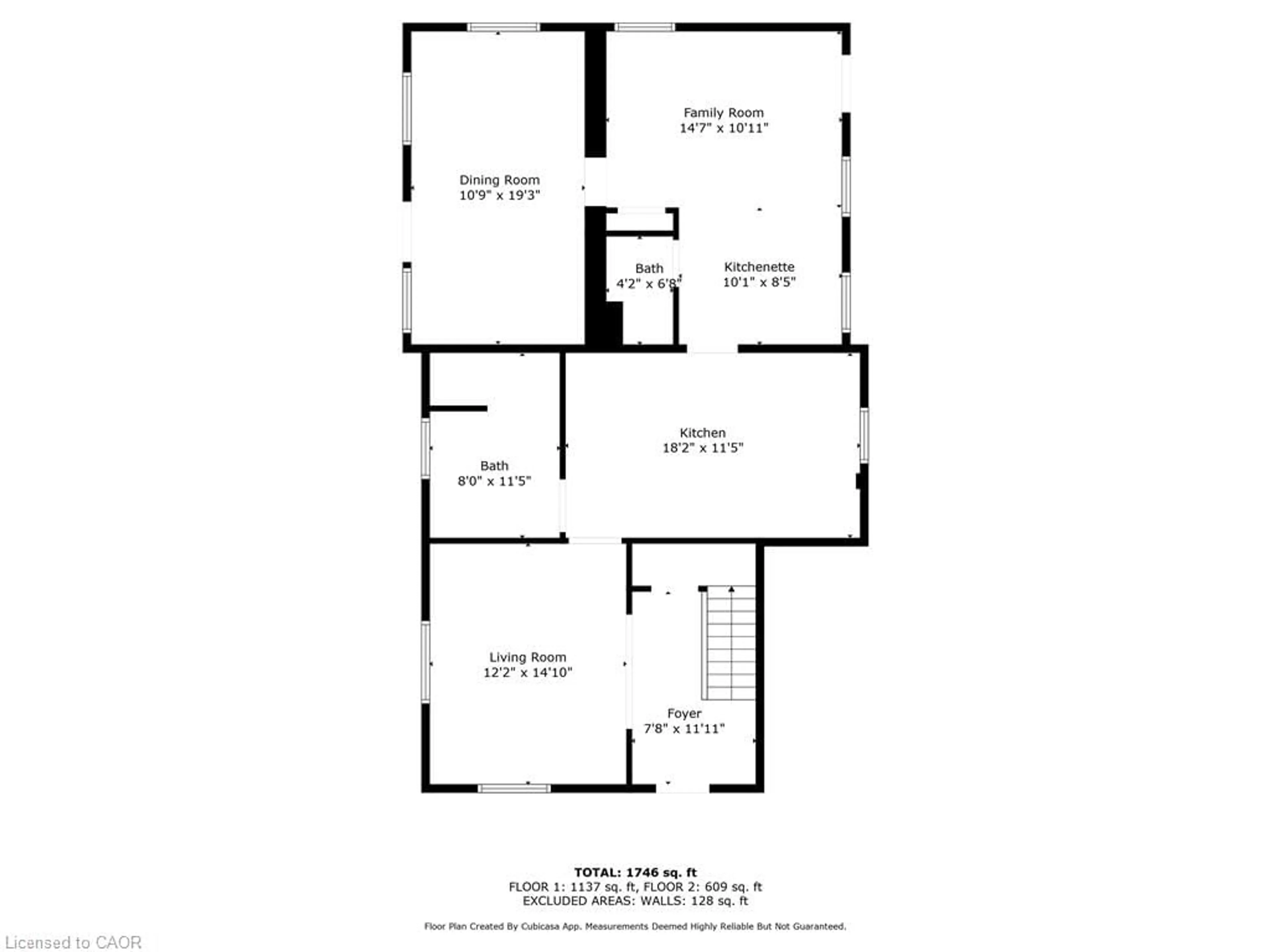 Floor plan for 1047 Bay St, Port Rowan Ontario N0E 1M0