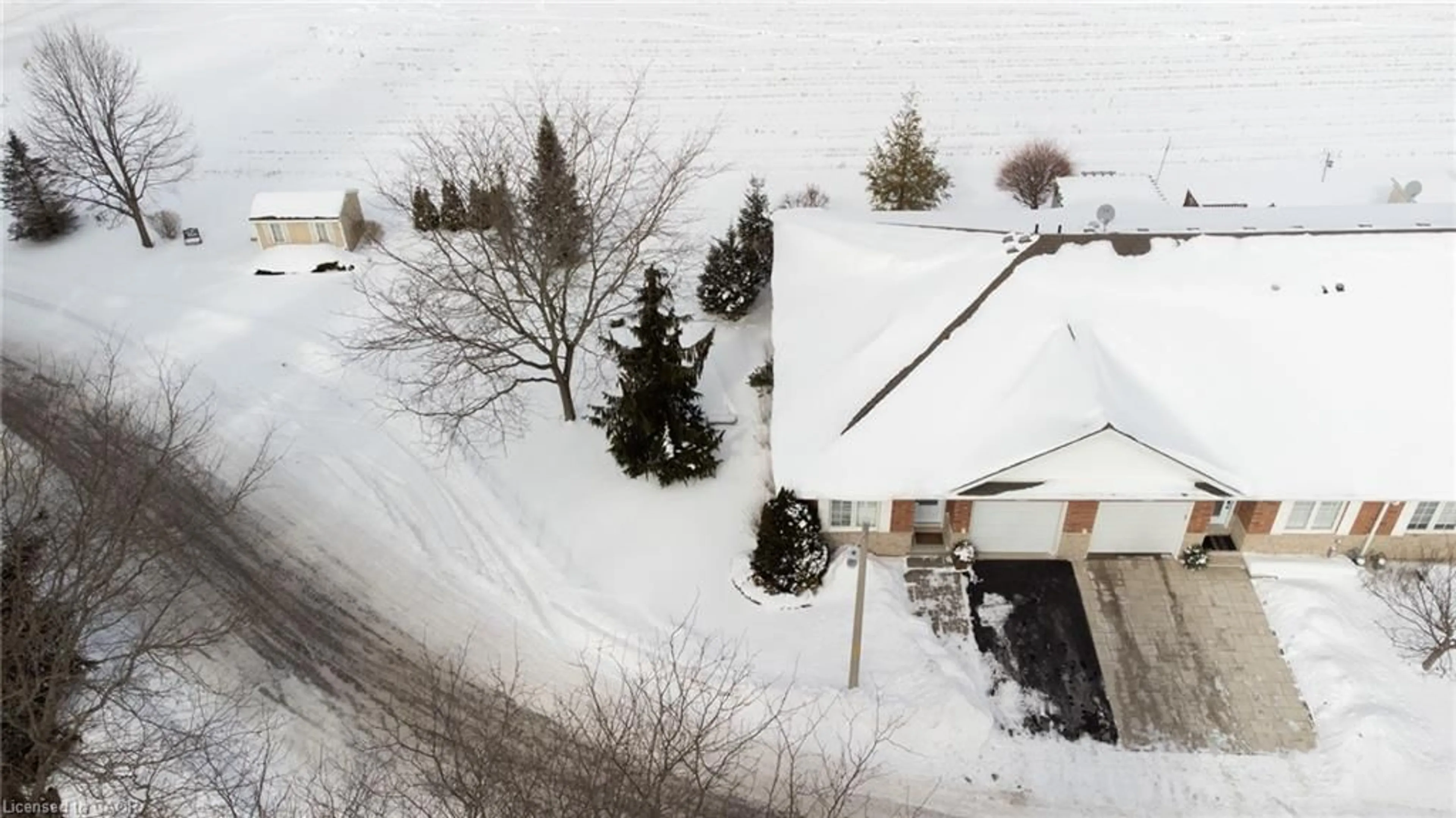 A pic from outside/outdoor area/front of a property/back of a property/a pic from drone, street for 36 Clonmel Lane, Port Dover Ontario N0A 1N1