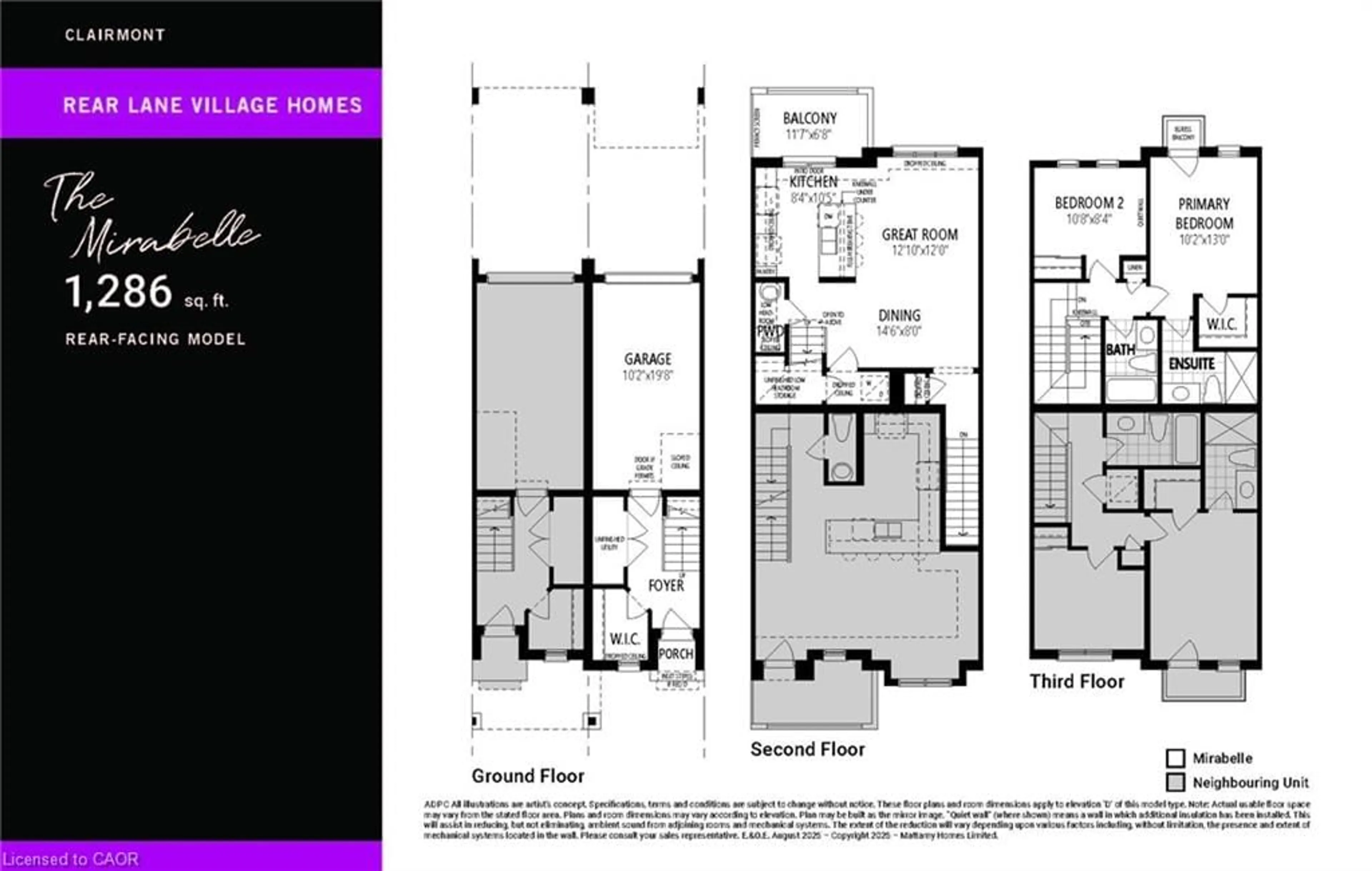 Floor plan for TBD- LOT 1745 Clair Rd, Guelph Ontario N1L 1G1