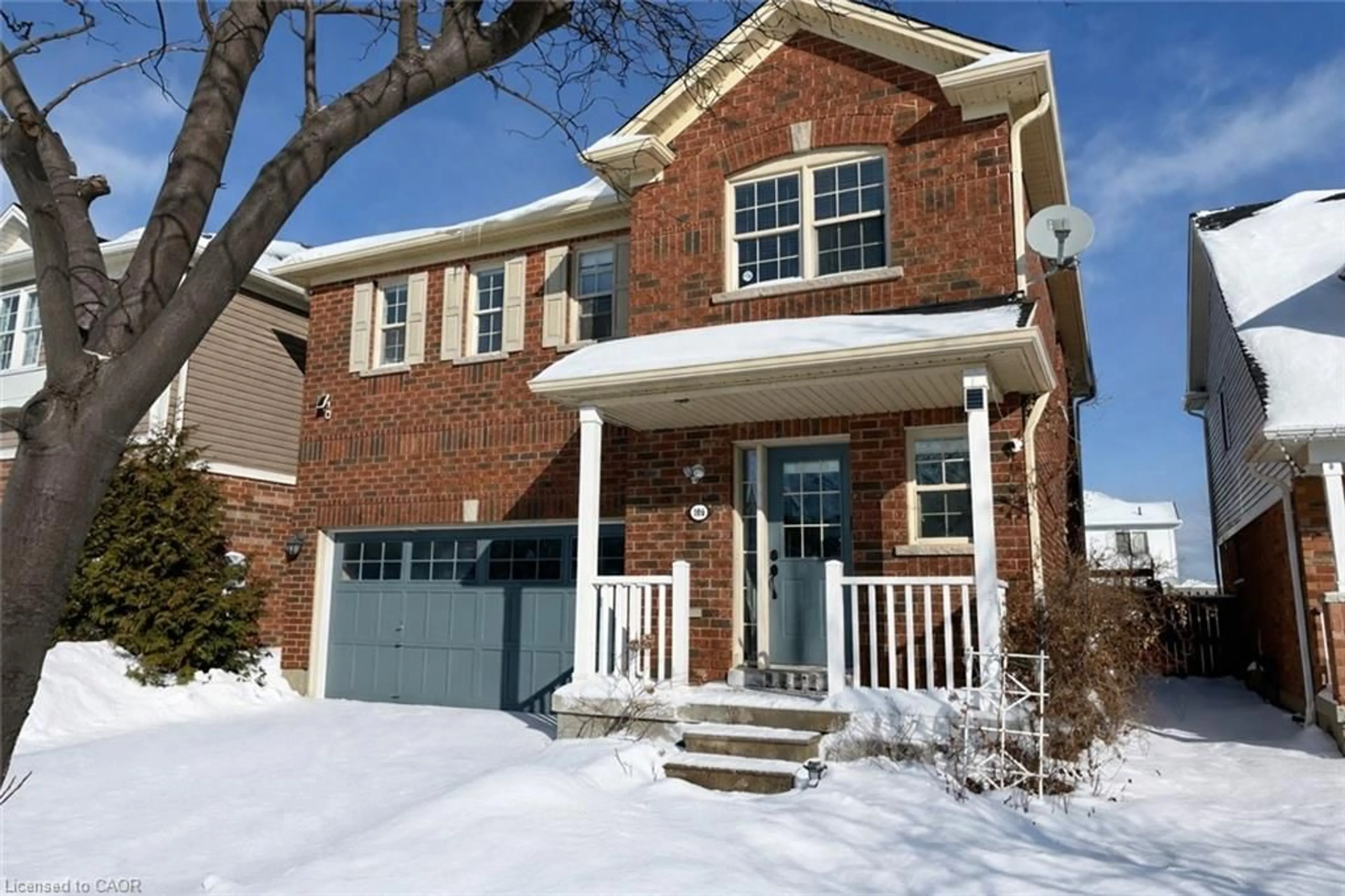 Home with brick exterior material, street for 106 Voyager Pass, Hamilton Ontario L0R 1C0