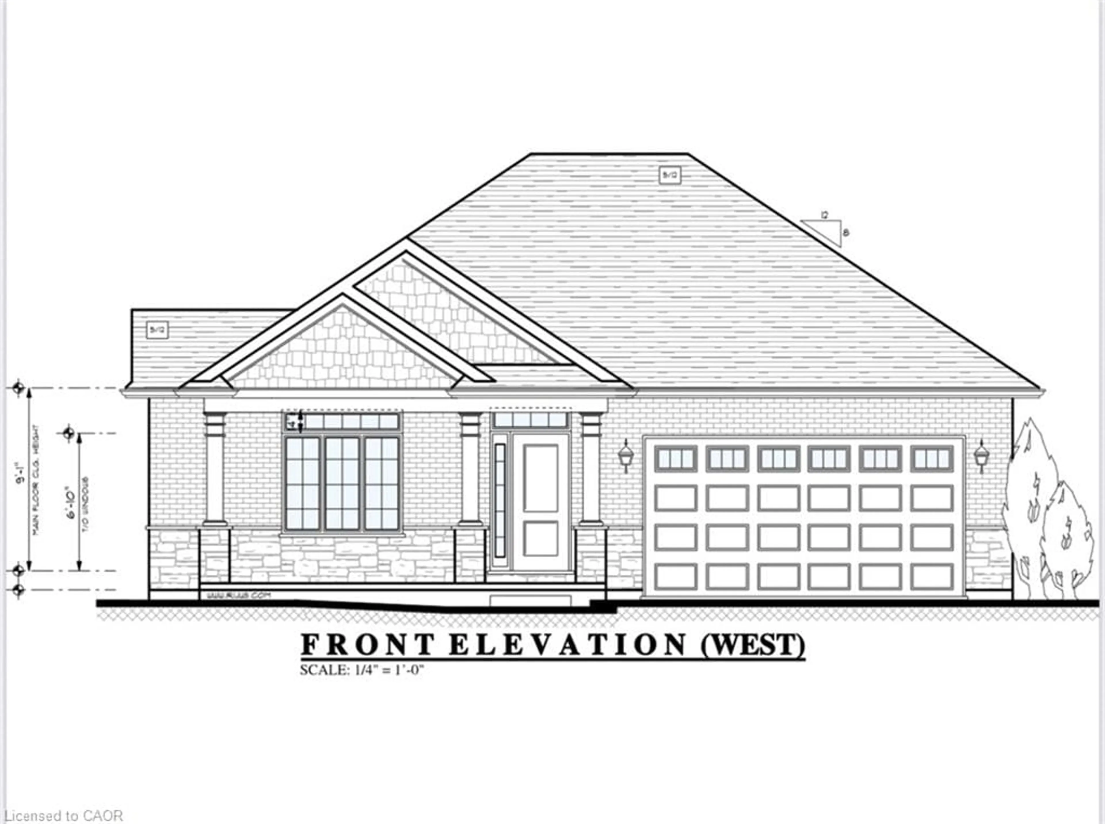 Home with brick exterior material, building for 69 Norfolk St, Waterford Ontario N0E 1Y0