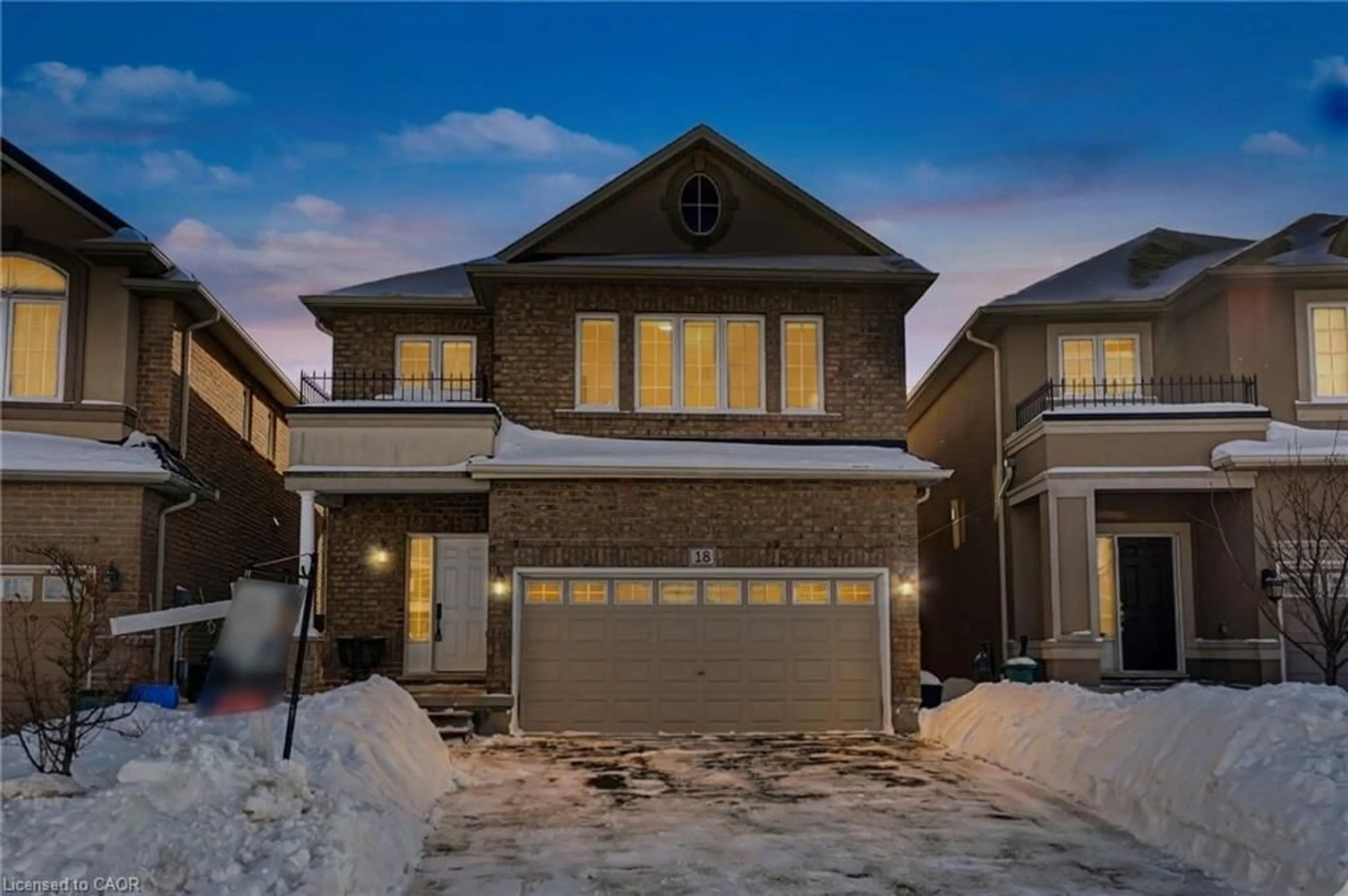 Home with brick exterior material, street for 18 House Lane, Ancaster Ontario L9K 0G1