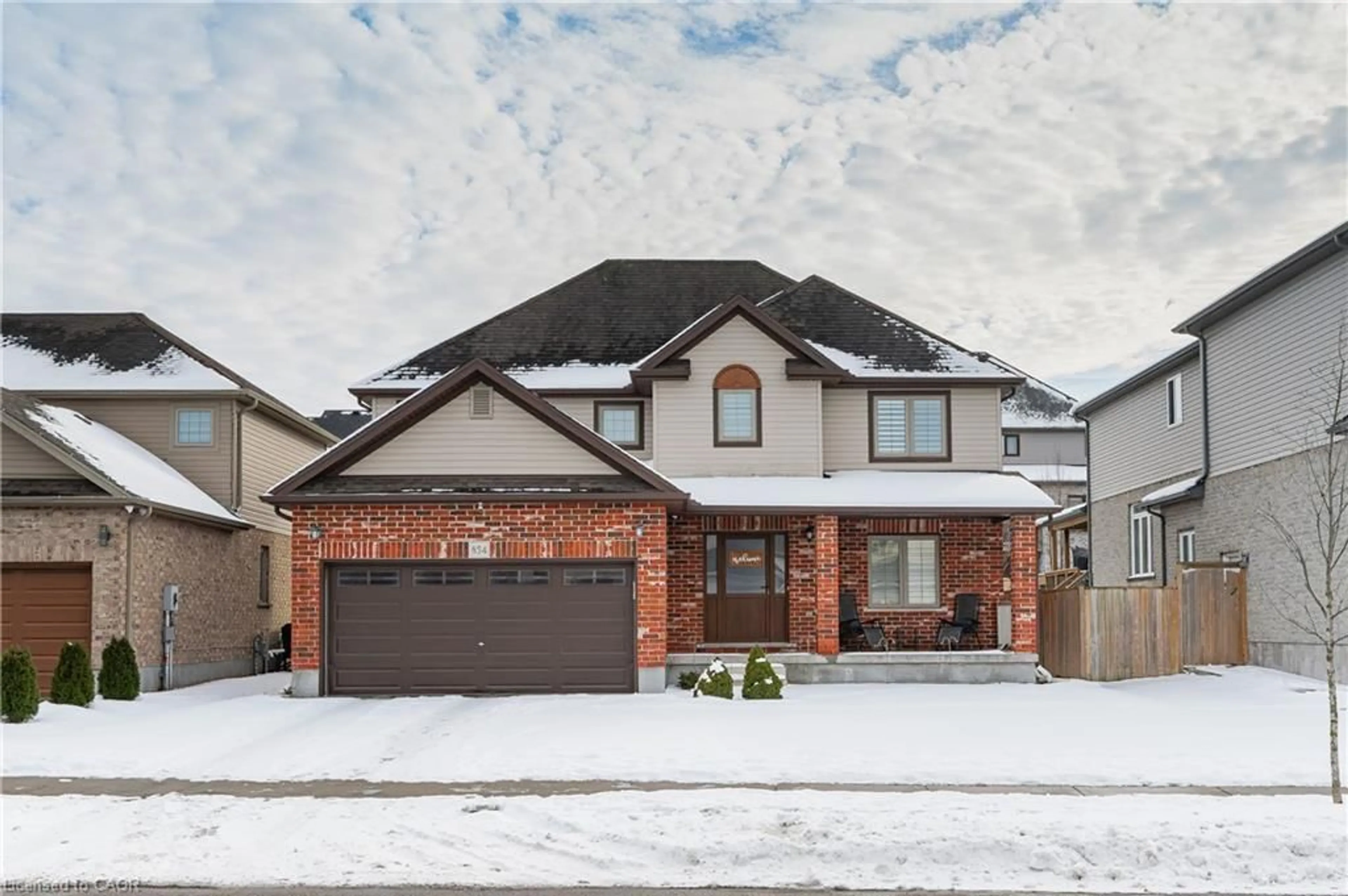 Home with brick exterior material, street for 854 Springbank Ave, Woodstock Ontario N4T 1T5