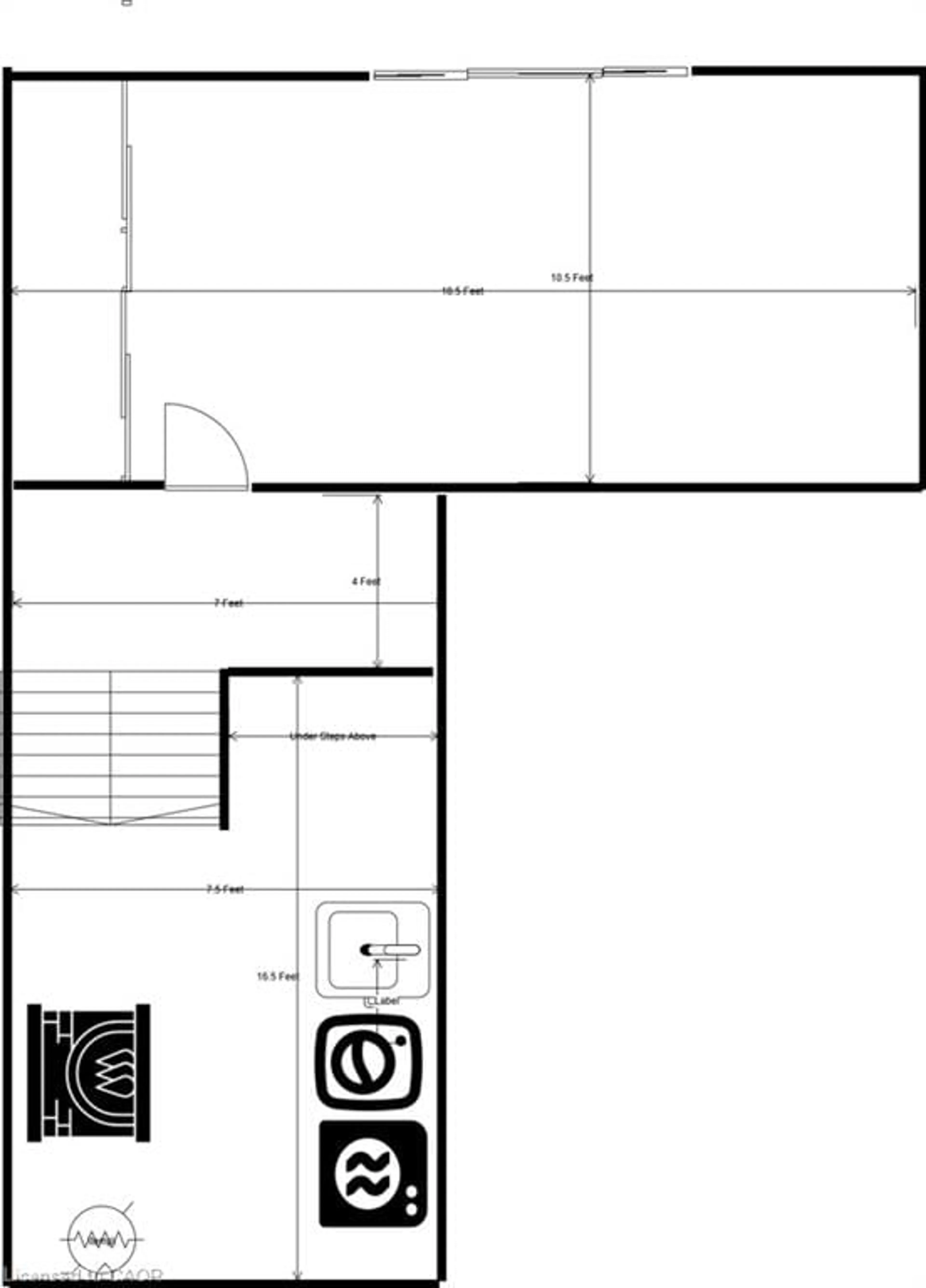 Floor plan for 3395 Cliff Rd #38, Mississauga Ontario L5A 3M7