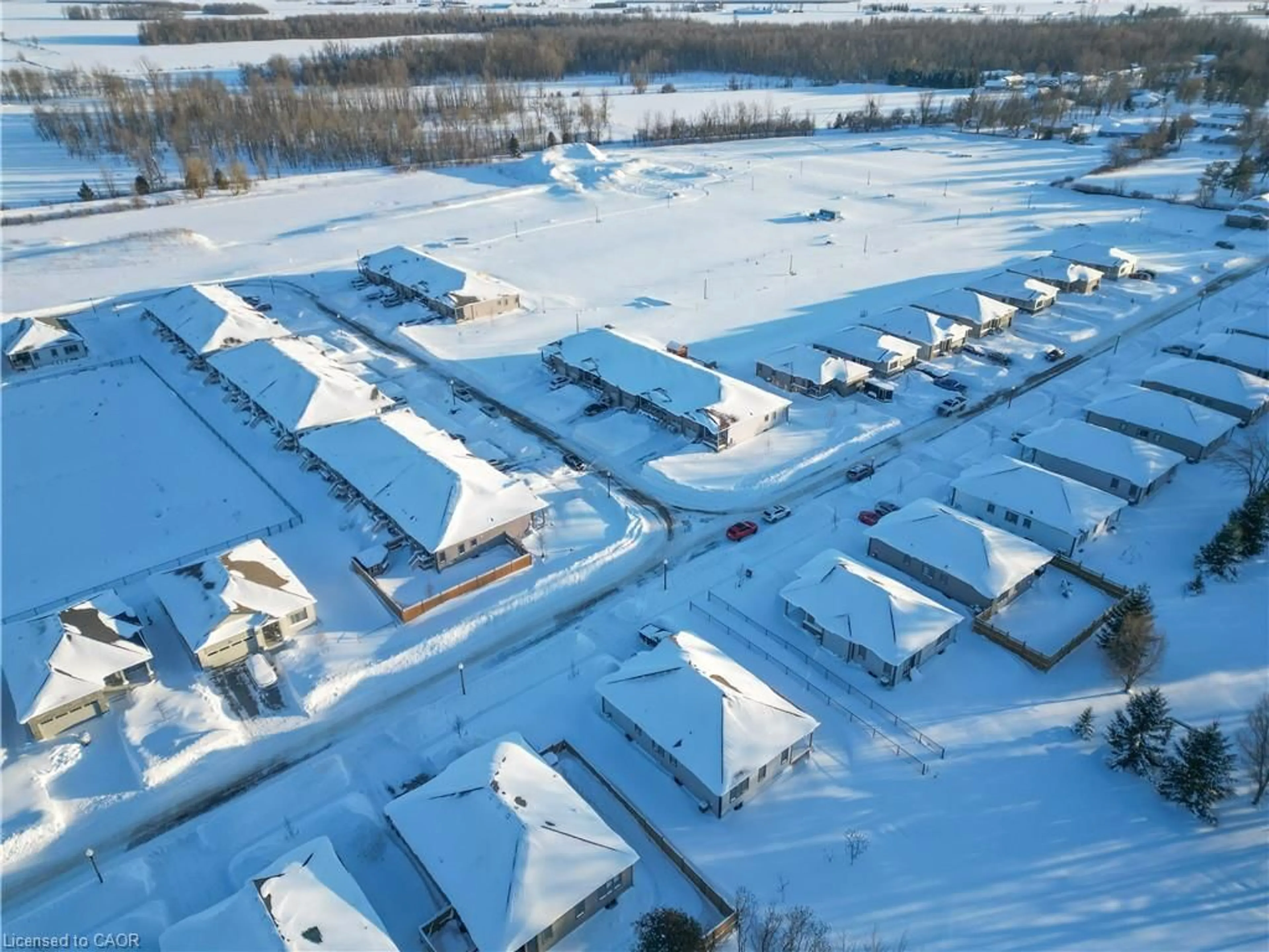 A pic from outside/outdoor area/front of a property/back of a property/a pic from drone, street for 107 Cheryl Ave, Atwood Ontario N0G 1B0