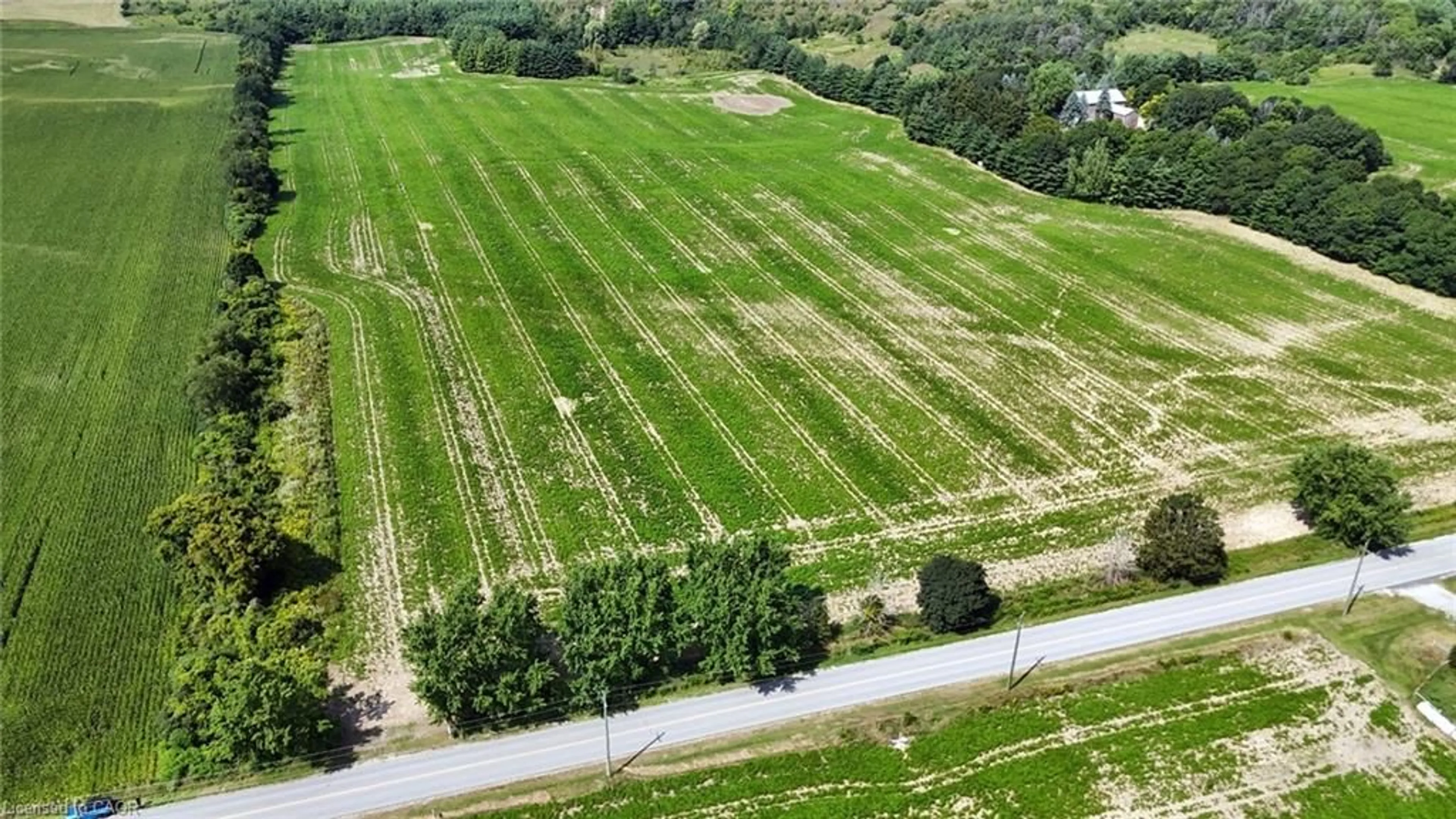 A pic from outside/outdoor area/front of a property/back of a property/a pic from drone, unknown for 1530 Greenfield Rd #Lot A, Cambridge Ontario N1R 5S5