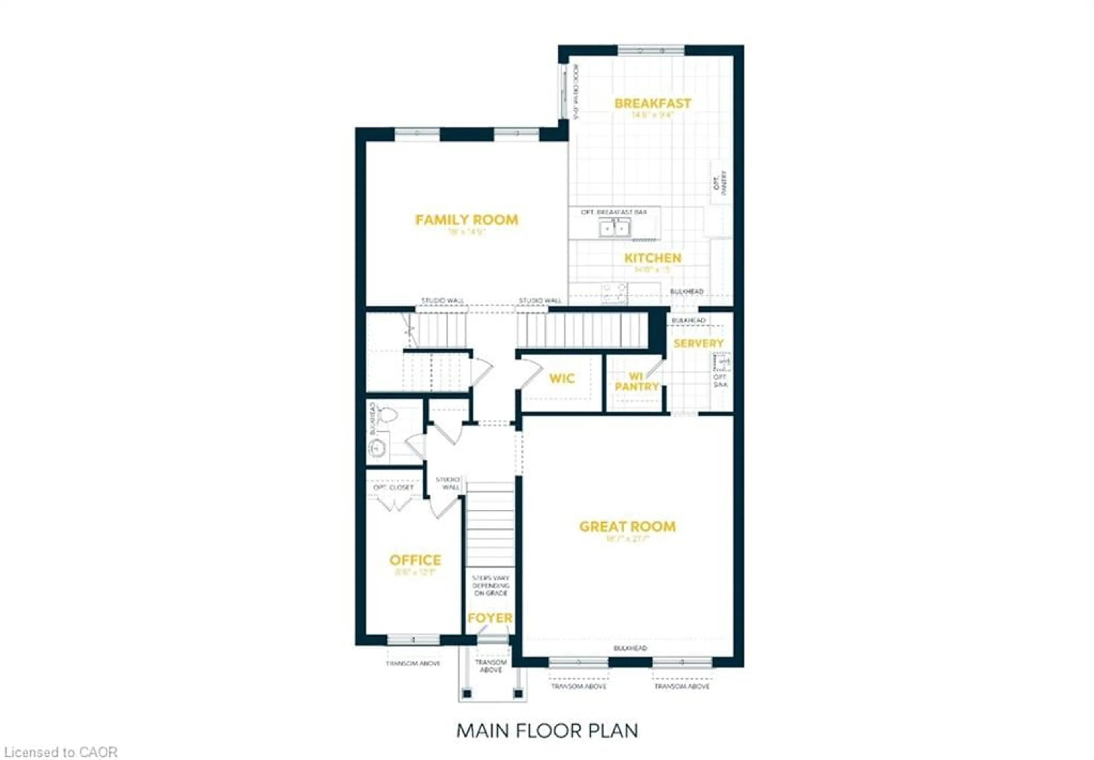 Floor plan for 73 Nathalie St, Kitchener Ontario N2E 0H8