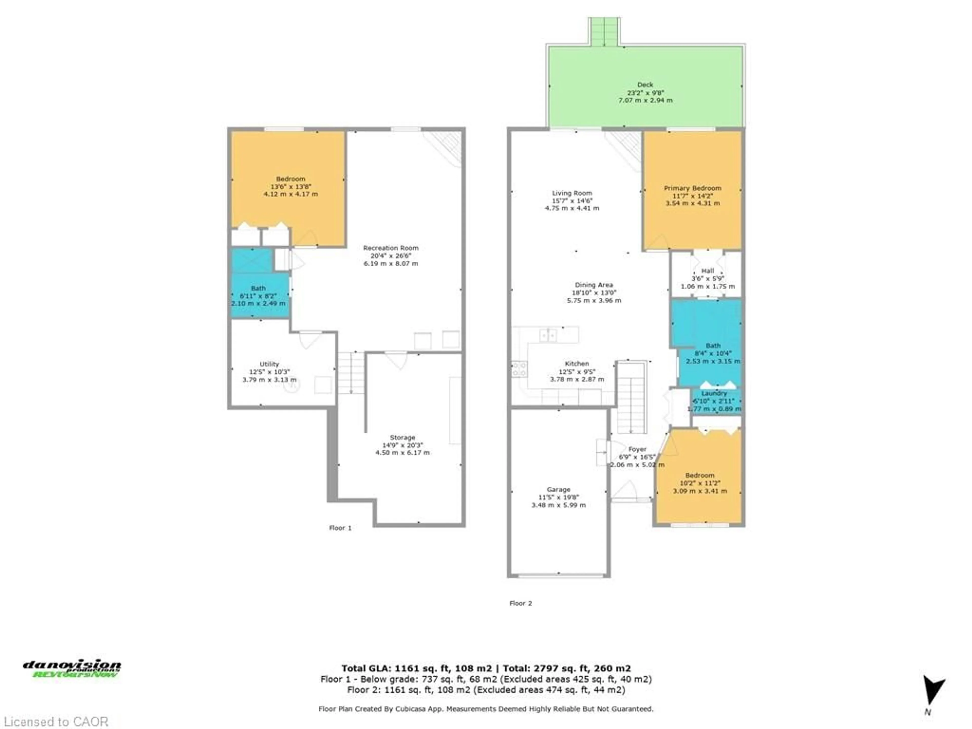 Floor plan for 74 Wilson Ave #6, Delhi Ontario N4B 3E7
