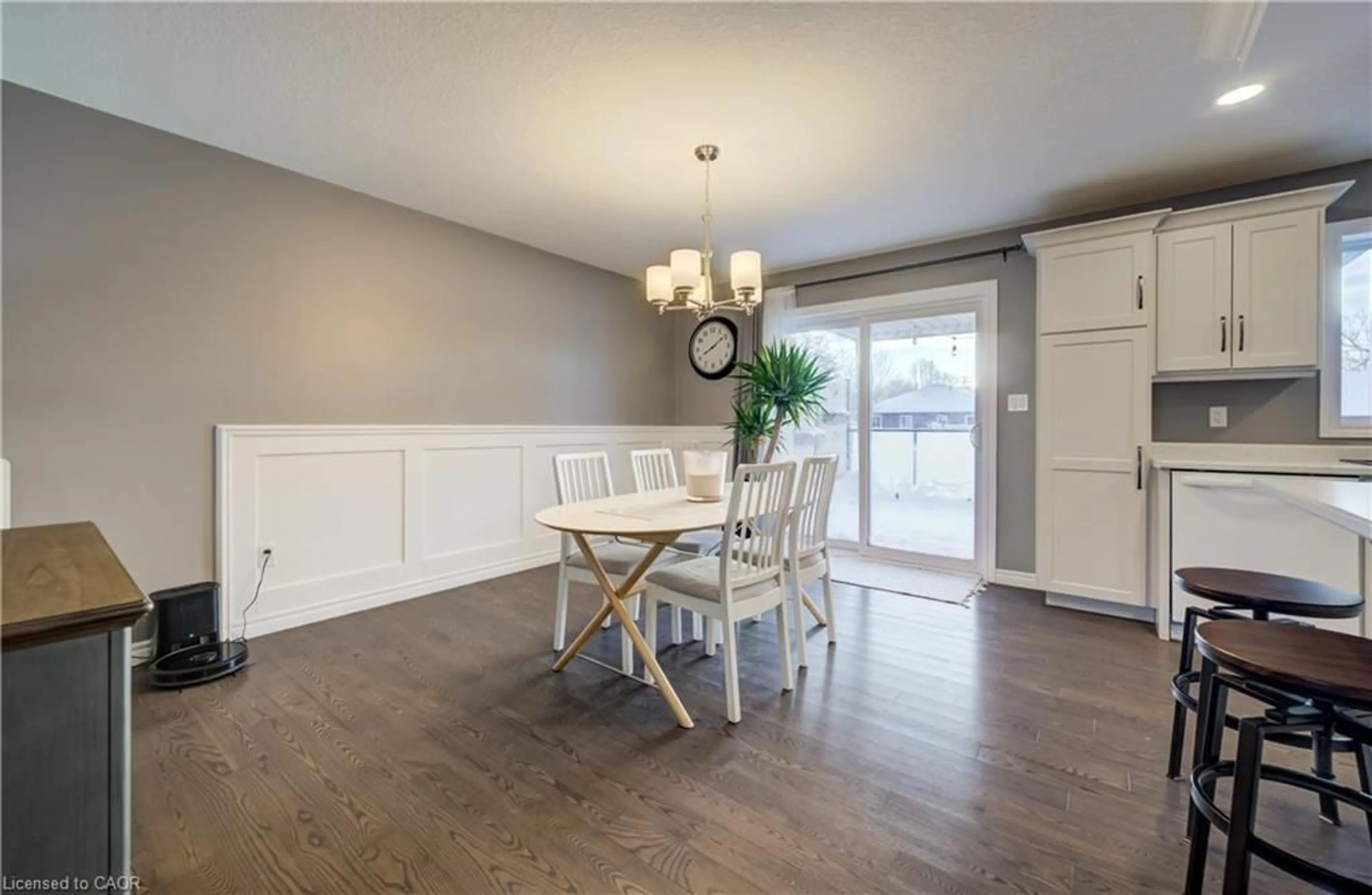 Dining room, wood/laminate floor for 69 William St, Harriston Ontario N0G 1Z0