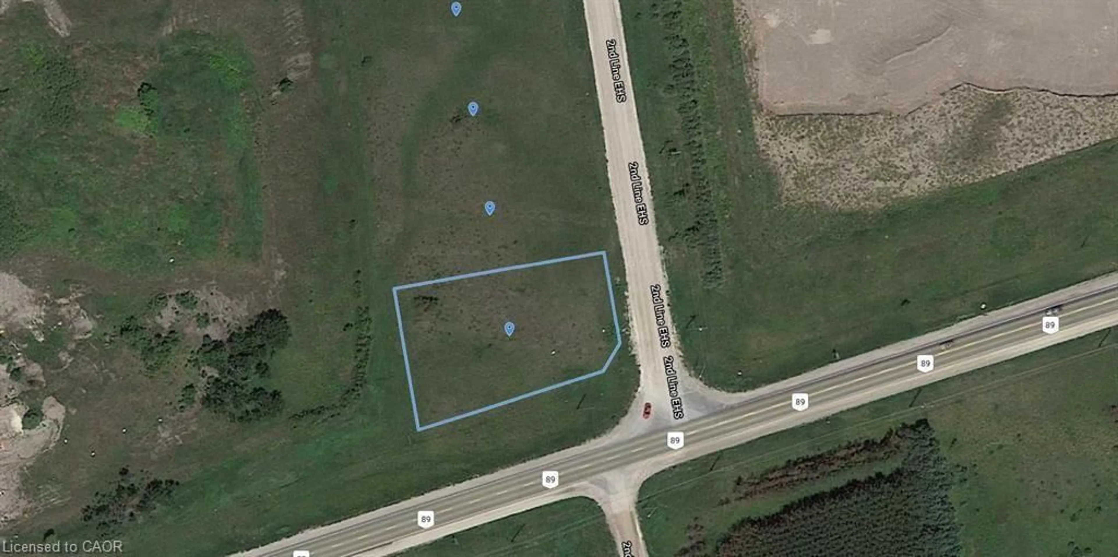 A pic from outside/outdoor area/front of a property/back of a property/a pic from drone, street for 0 - 2nd Line, Mulmur Ontario L0N 1S8