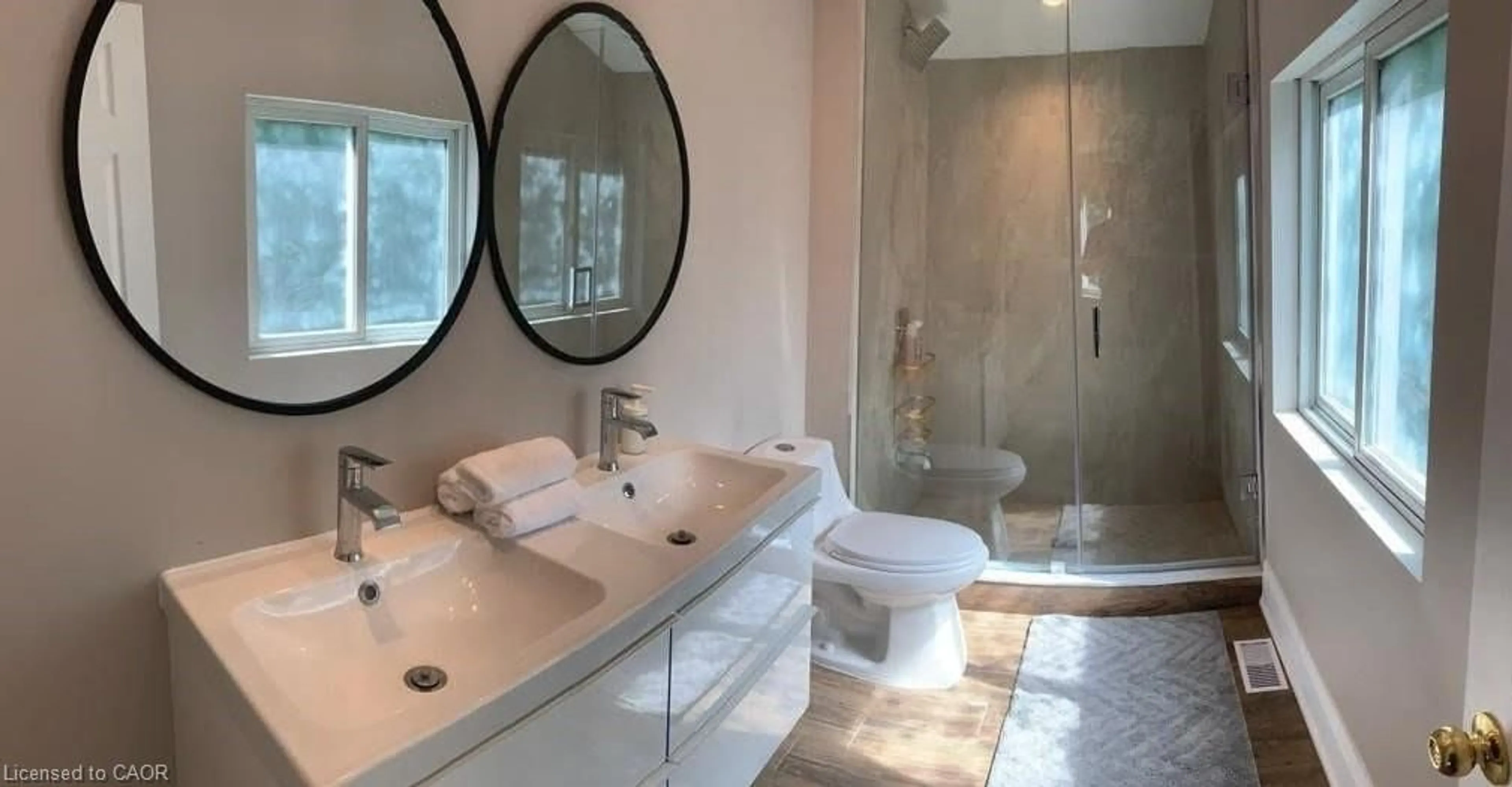 Contemporary bathroom, ceramic/tile floor for 112 Nordic Rd, Ravenna Ontario N0H 2E0