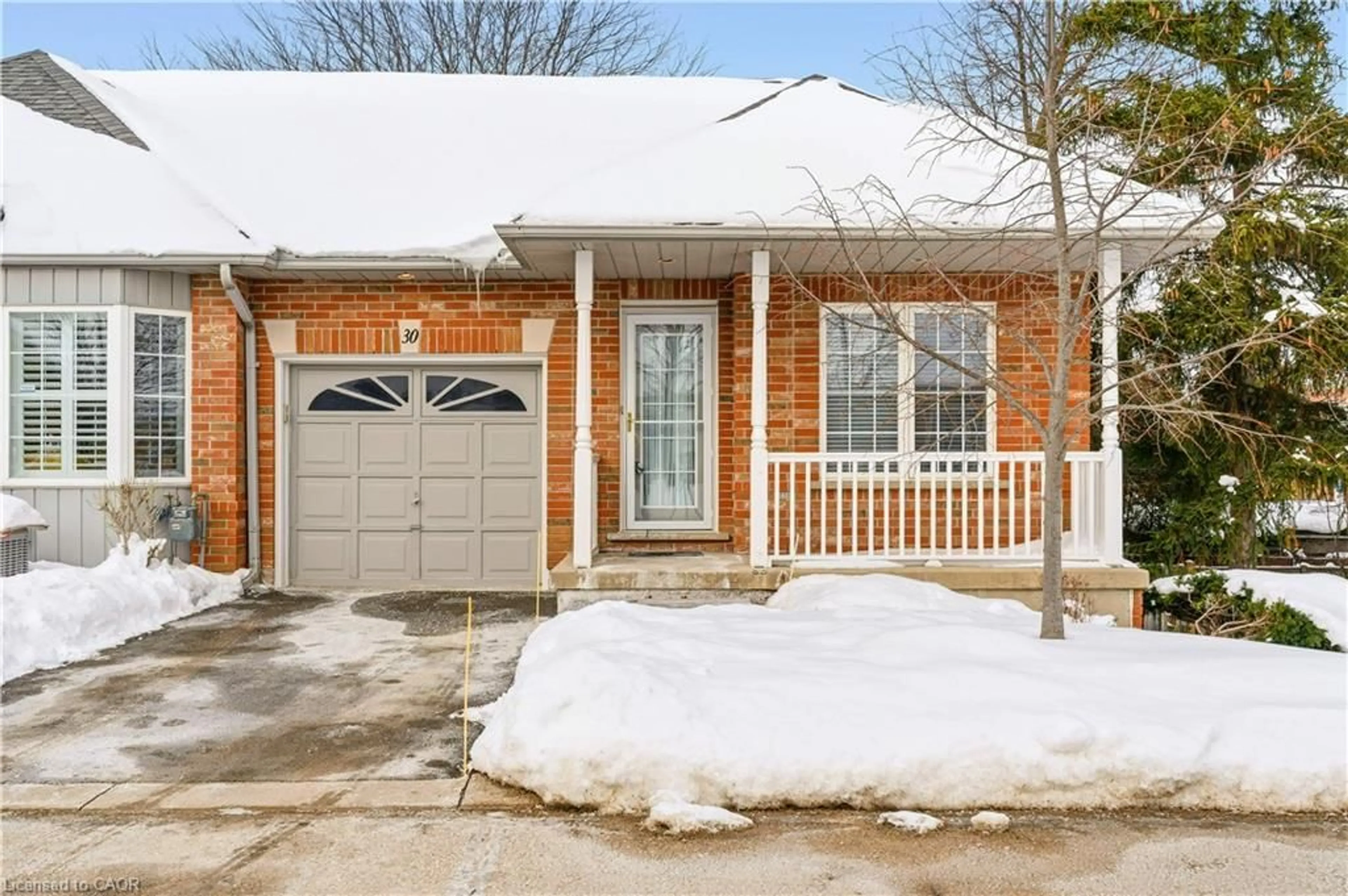 Home with brick exterior material, street for 47 Main St #30, Waterdown Ontario L9H 2P7
