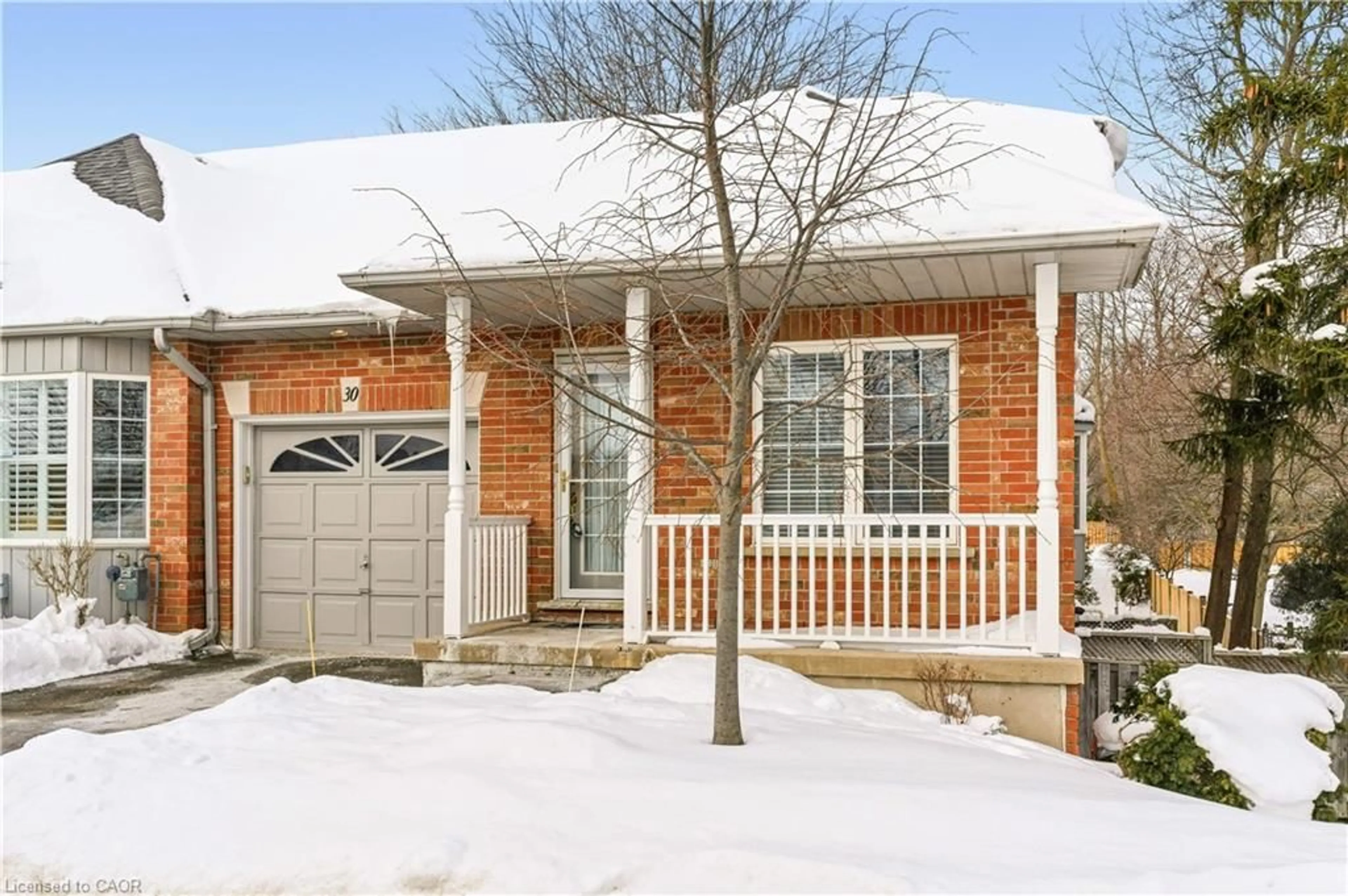 Home with brick exterior material, street for 47 Main St #30, Waterdown Ontario L9H 2P7