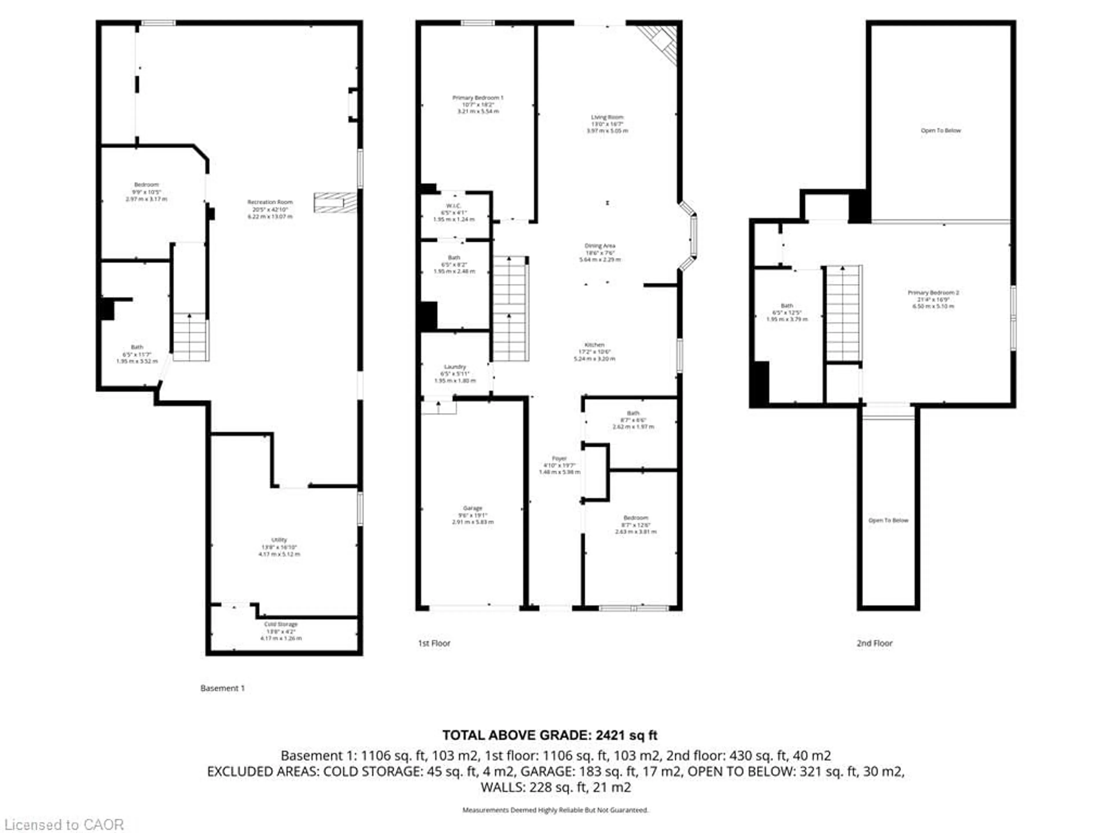 Floor plan for 47 Main St #30, Waterdown Ontario L9H 2P7
