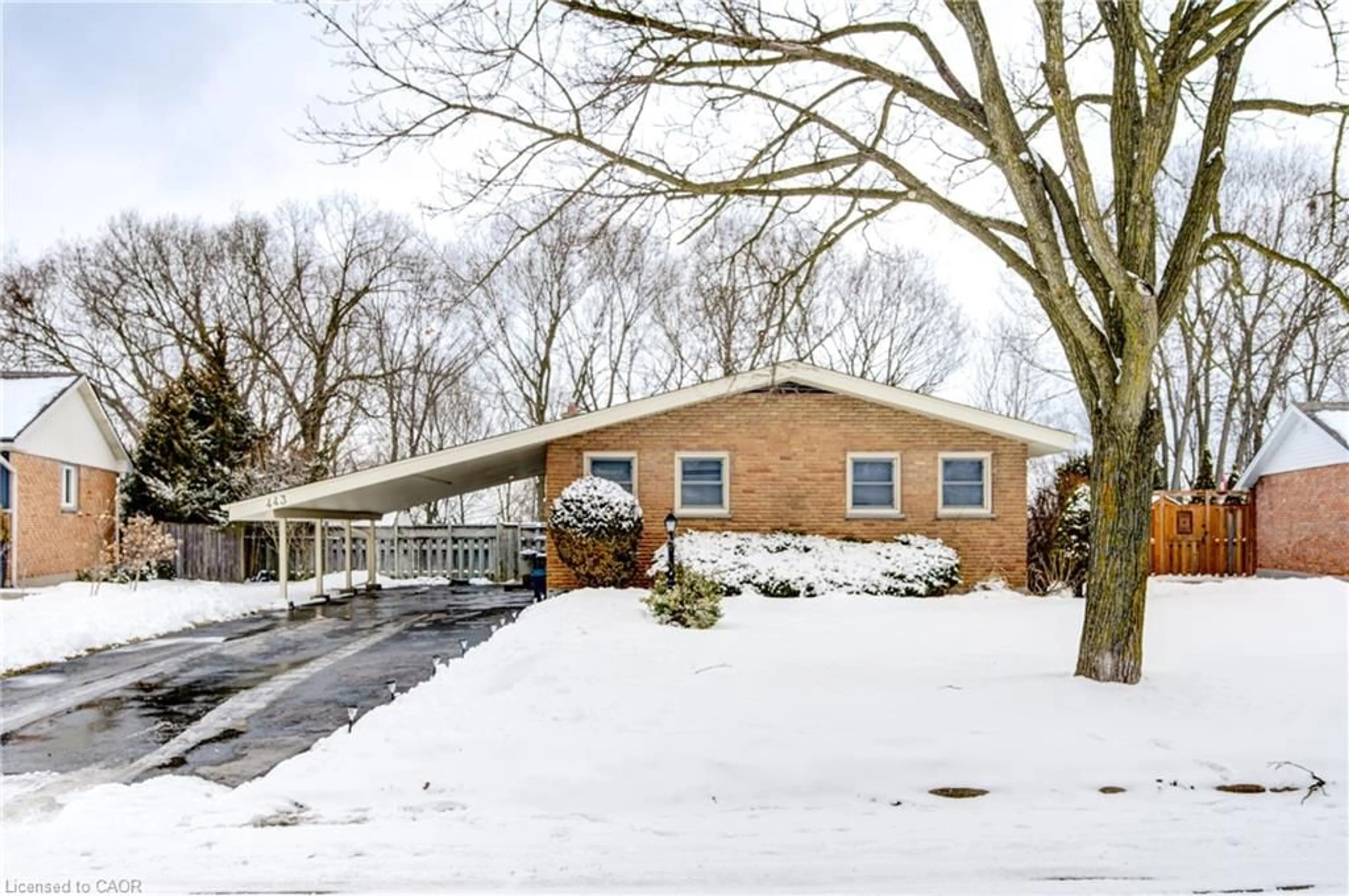 Home with brick exterior material, street for 443 Magnolia Cres, London Ontario N5Y 4T2