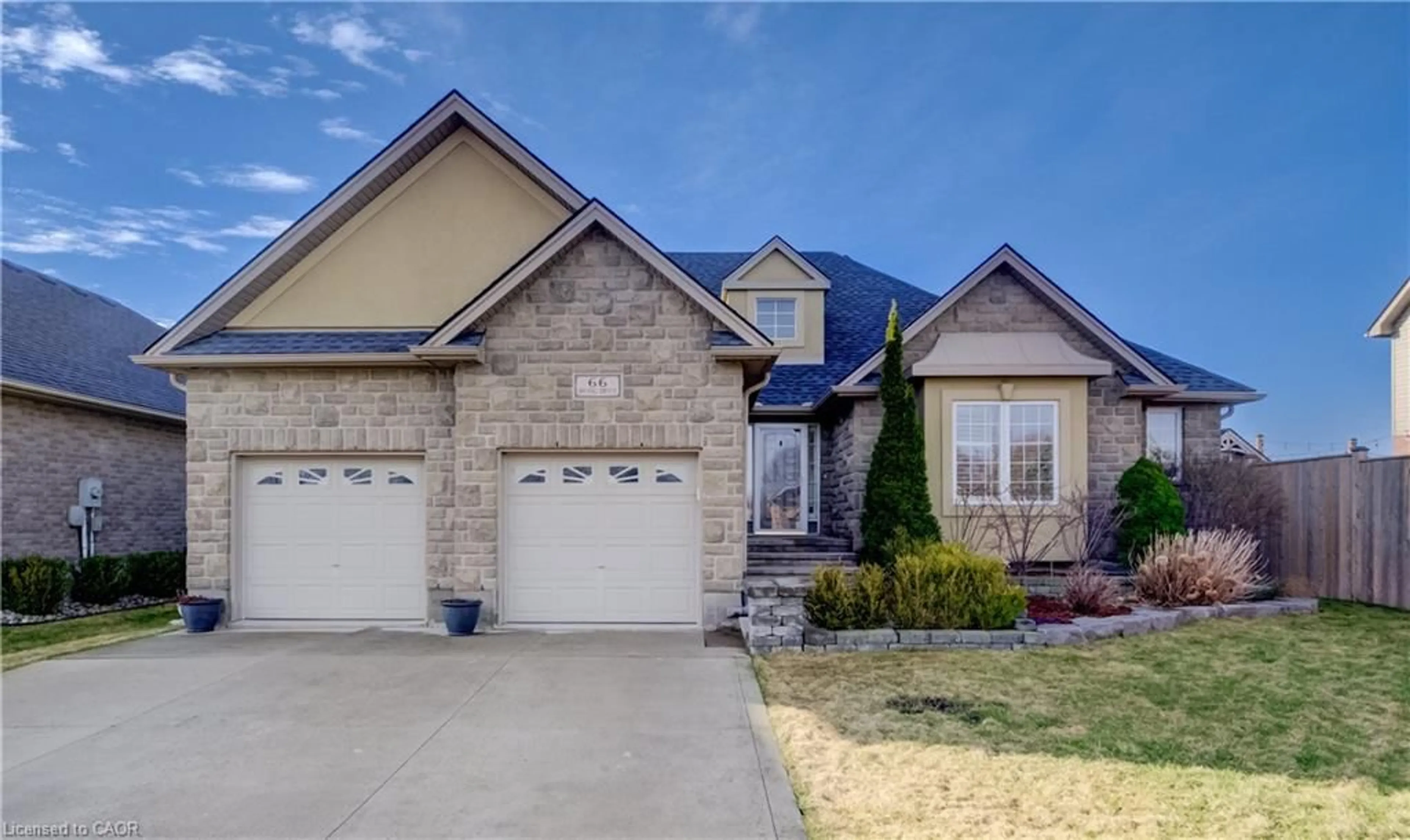 Home with brick exterior material, street for 66 Irving Dr, Norwich Ontario N0J 1P0