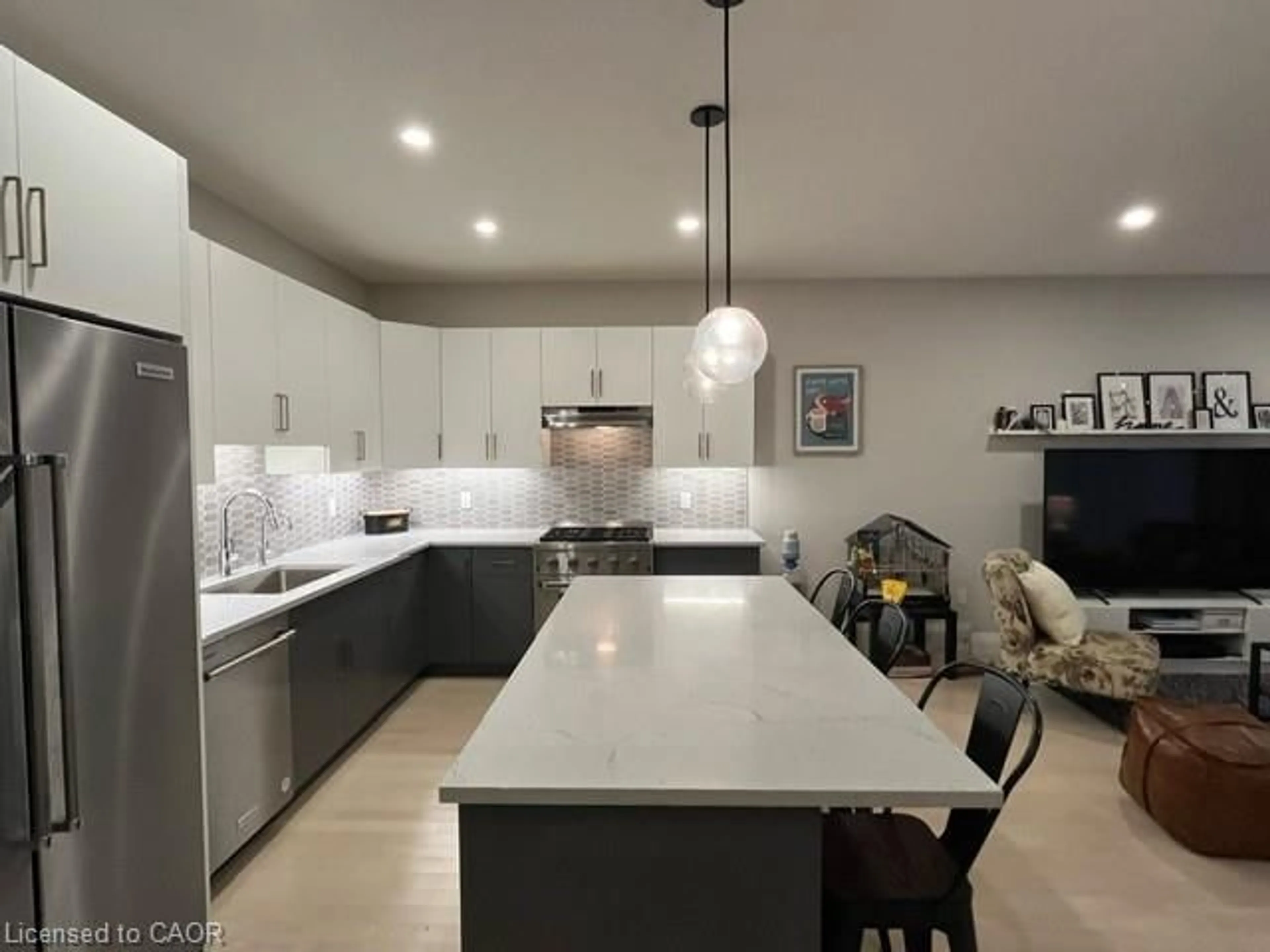 Contemporary kitchen, ceramic/tile floor for 50 Wenger Rd, Breslau Ontario N0B 1M0