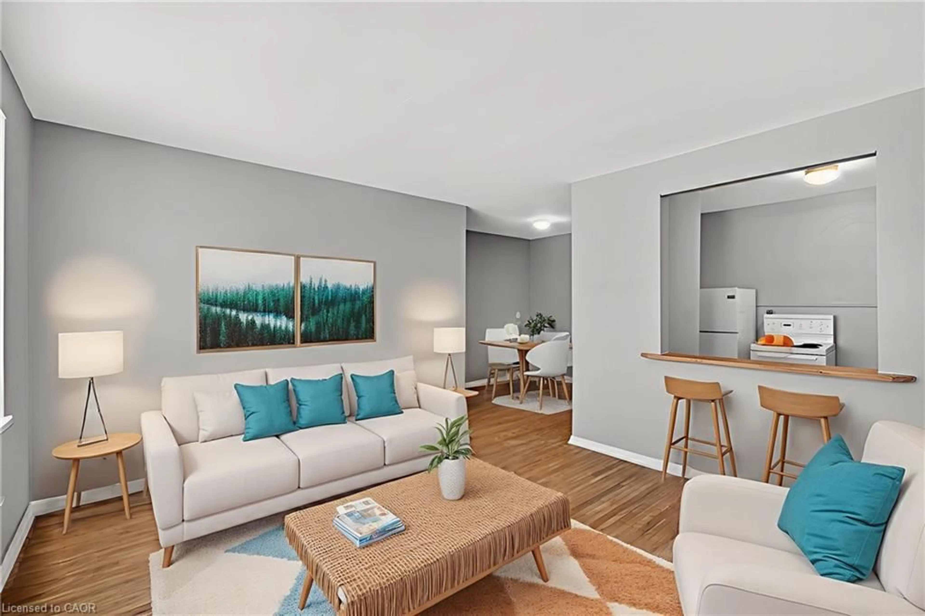 Living room with furniture, unknown for 37 Mericourt Rd #207, Hamilton Ontario L8S 2N5