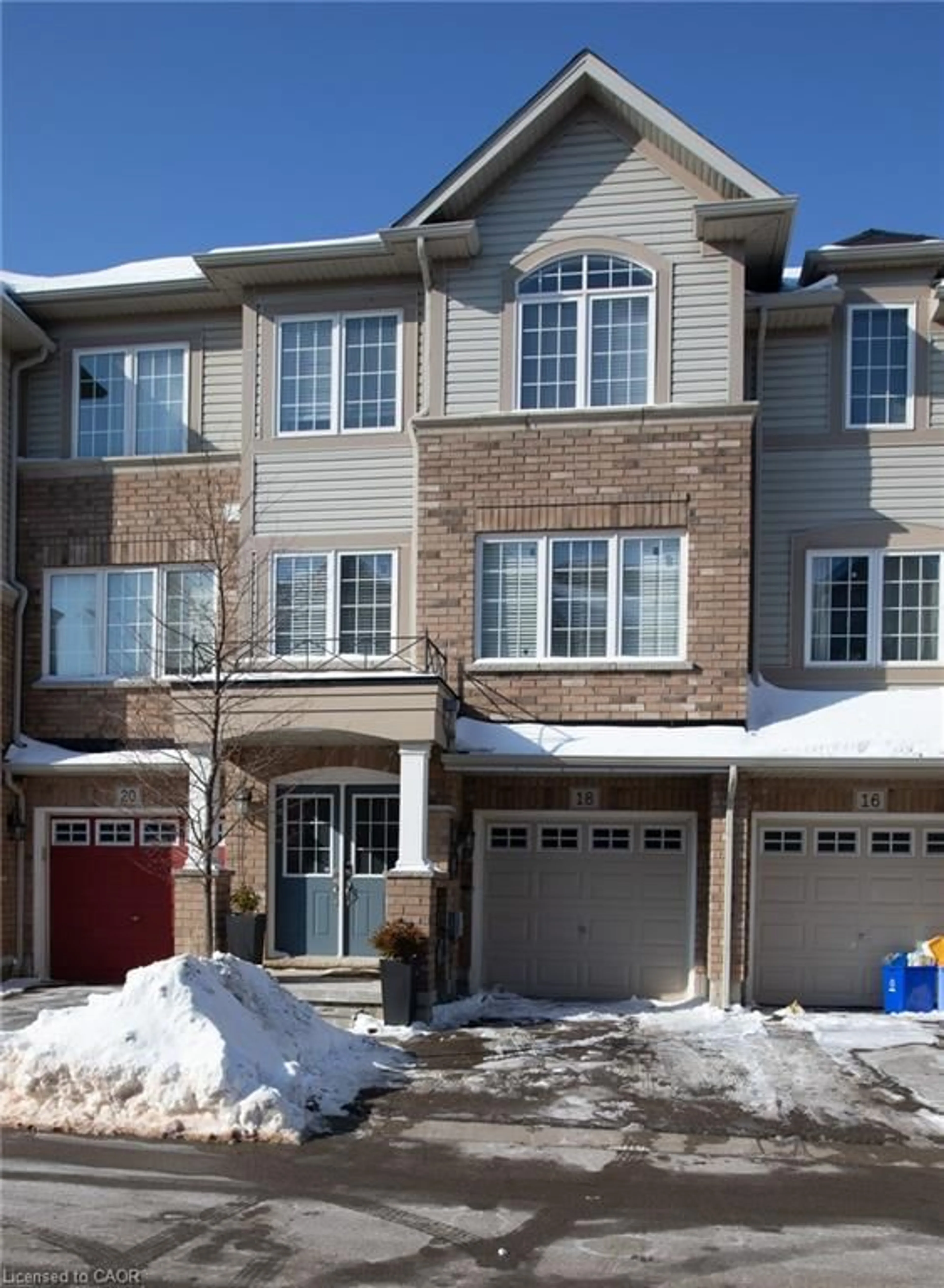 Home with brick exterior material, street for 18 England Terr, Stoney Creek Ontario L8J 0G4