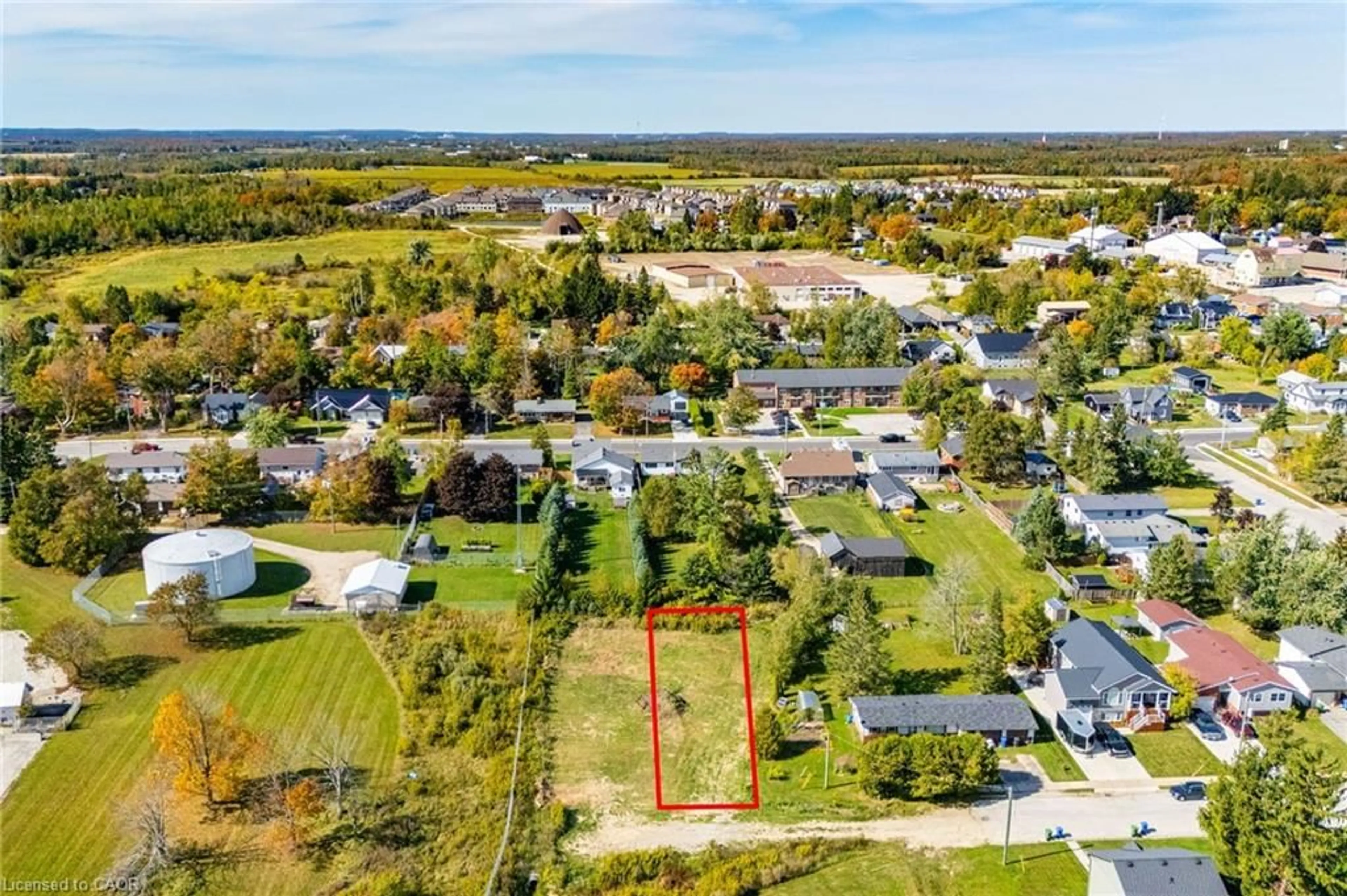 A pic from outside/outdoor area/front of a property/back of a property/a pic from drone, water/lake/river/ocean view for LOT 17 Gold St, Dundalk Ontario N0C 1B0