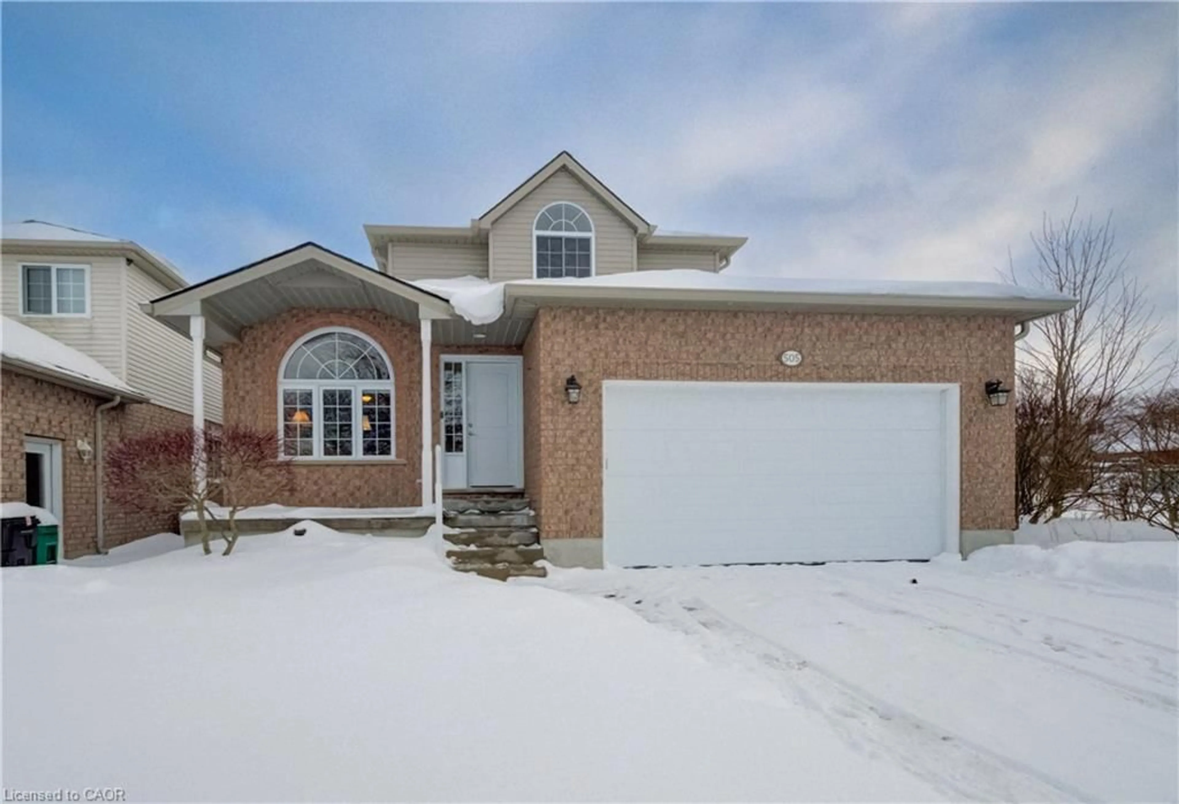 Home with brick exterior material, street for 505 Sandbanks Cres, Waterloo Ontario N2V 2J3