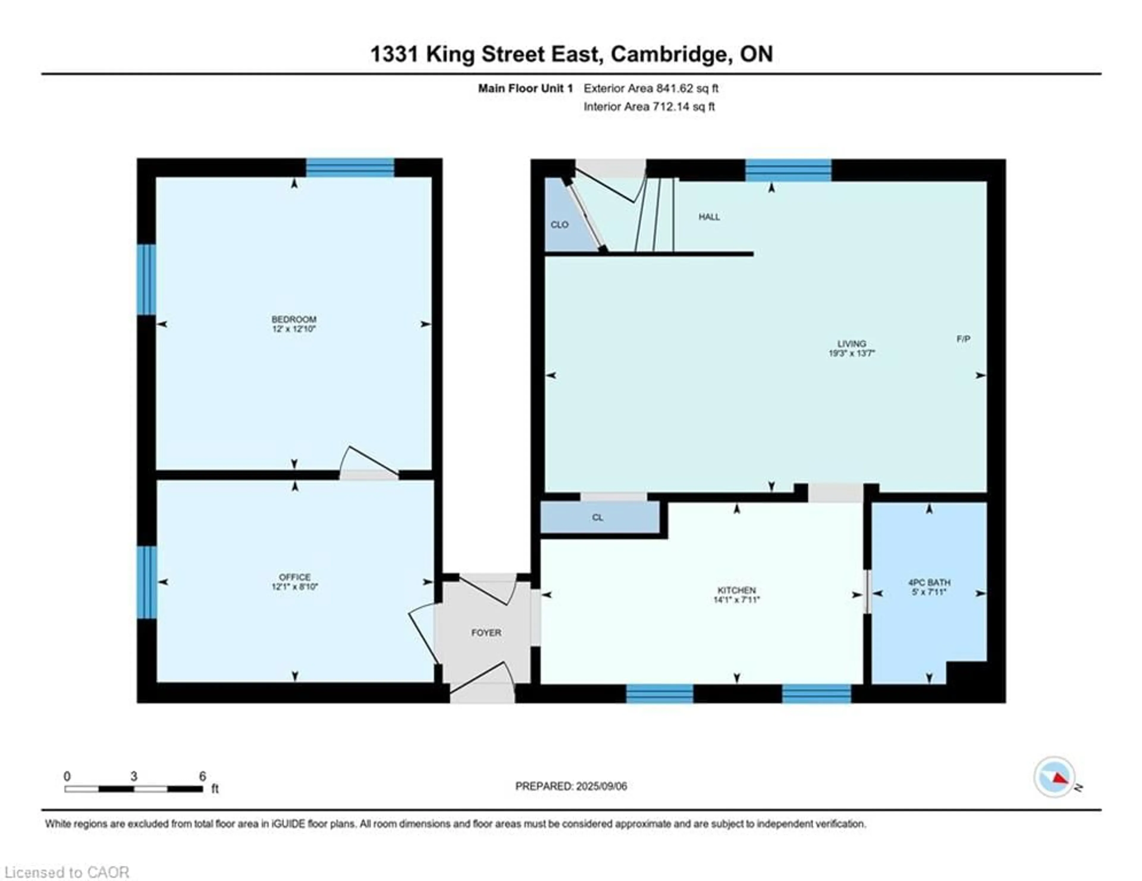 Floor plan for 1331 King St, Cambridge Ontario N3H 3R2