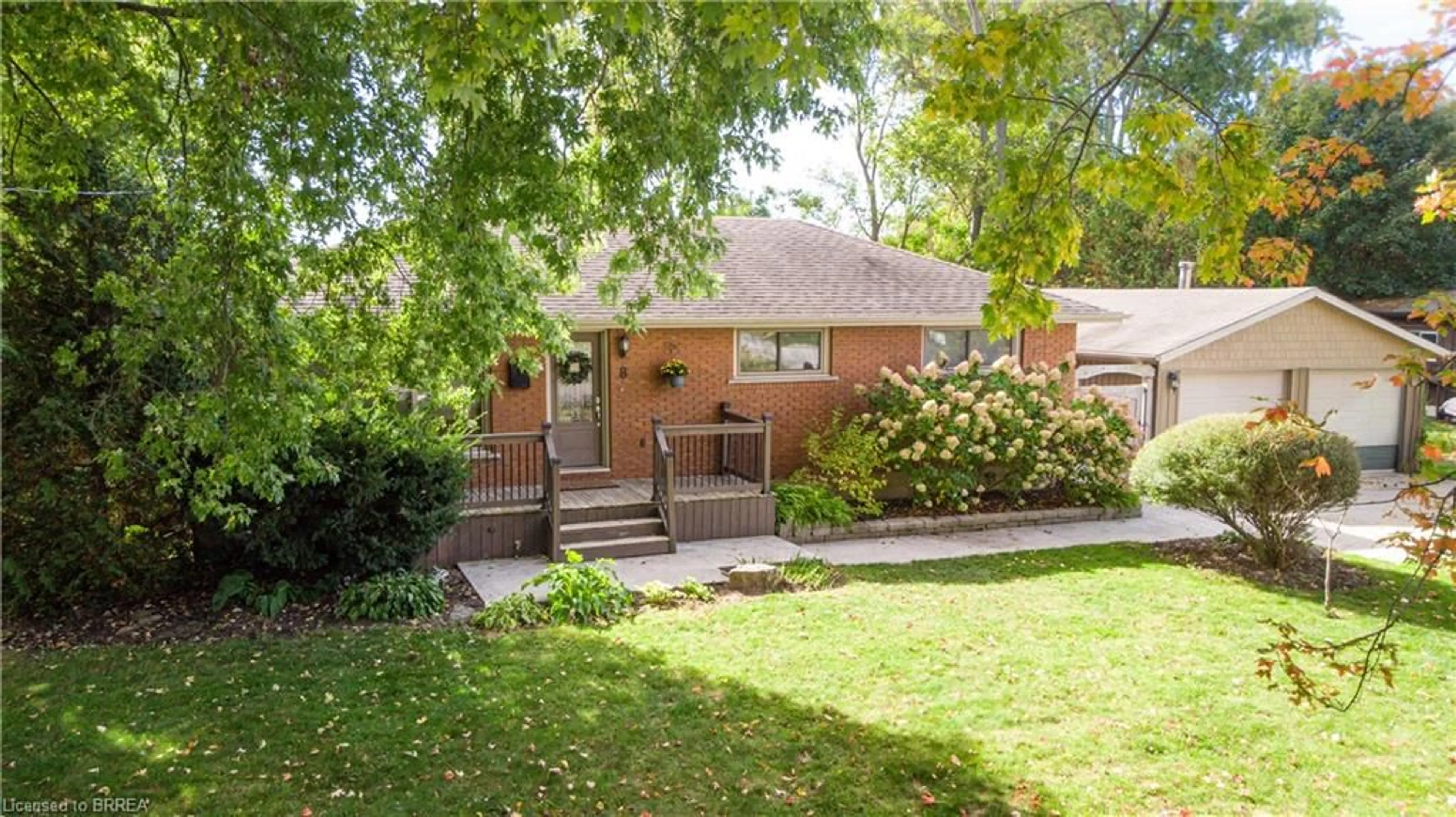 Home with brick exterior material, street for 8 Burton Ave Ave, Mount Pleasant Ontario N0E 1K0