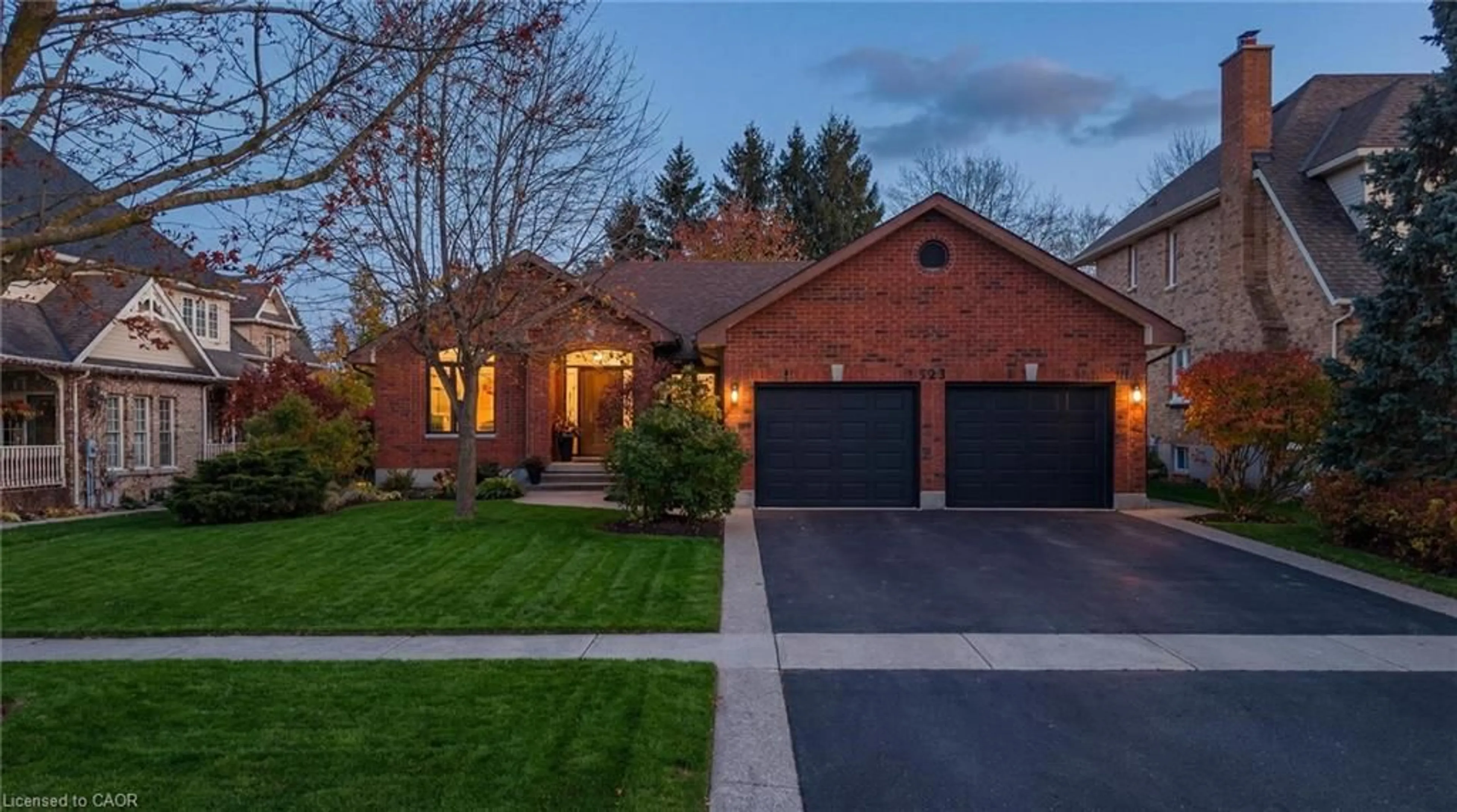 Home with brick exterior material, street for 523 Forest Hill Dr, Kitchener Ontario N2M 5N5