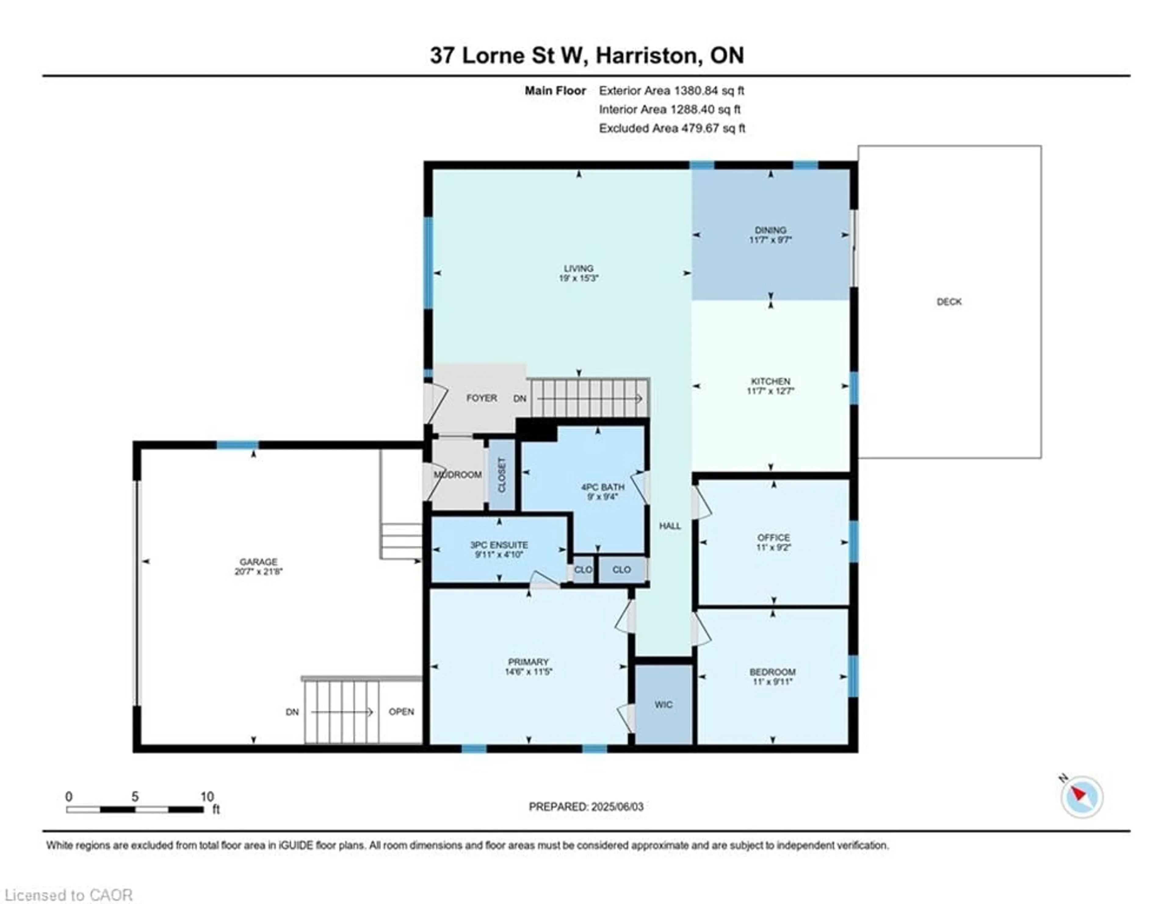 Floor plan for 37 Lorne St, Harriston Ontario N0G 1Z0