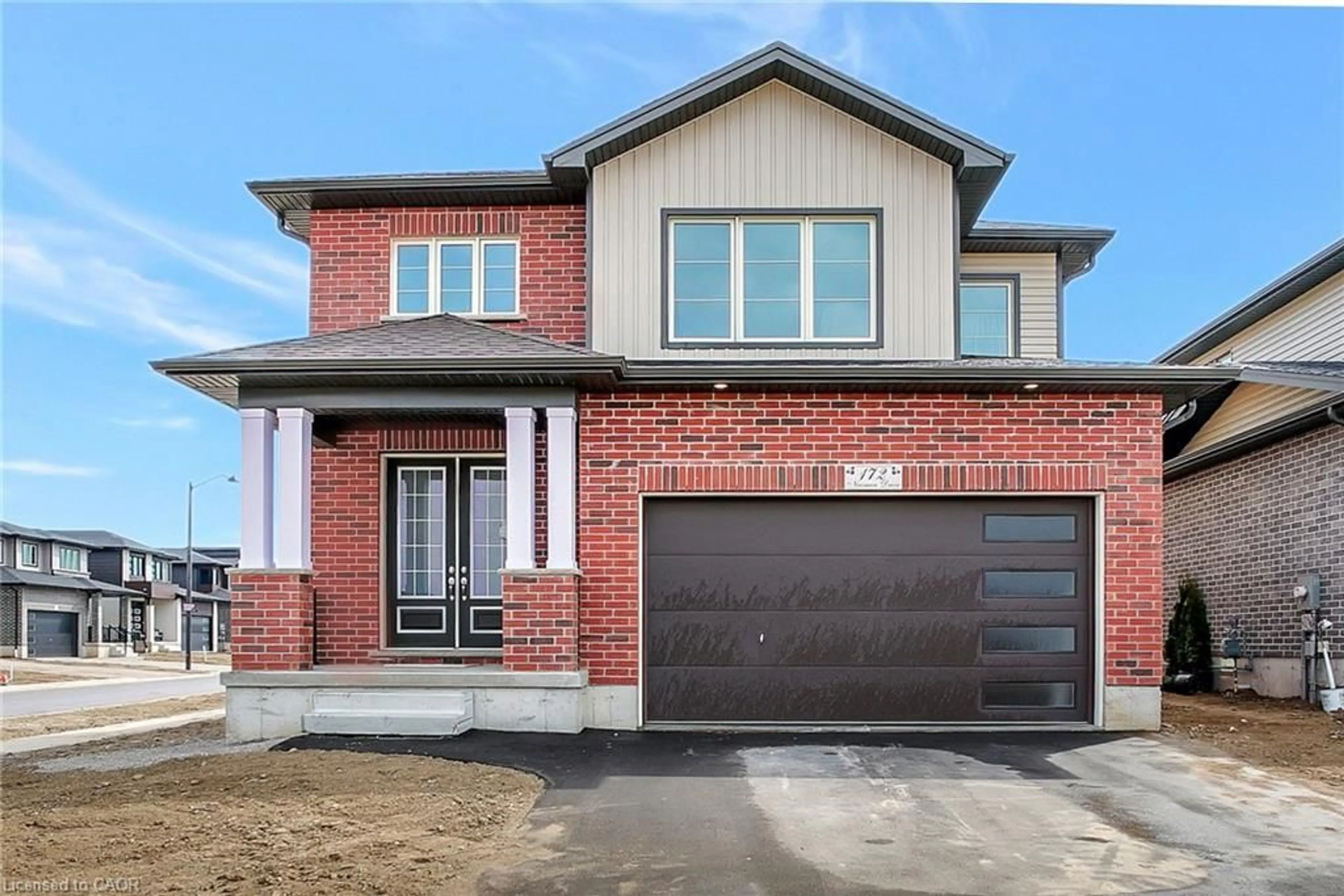 Home with brick exterior material, street for 172 Newman Dr #Lot 61, Cambridge Ontario N1S 0C5