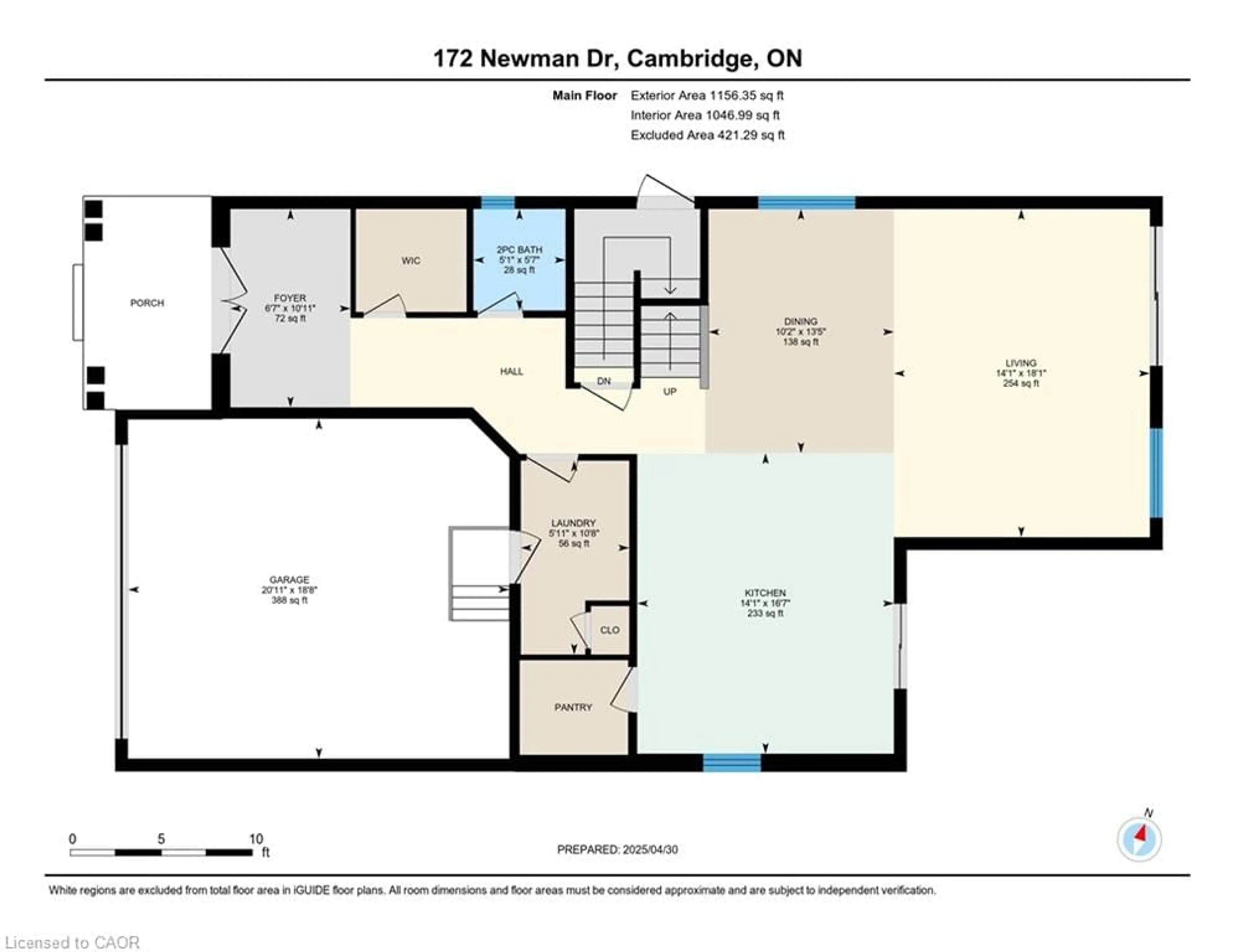 Floor plan for 172 Newman Dr #Lot 61, Cambridge Ontario N1S 0C5