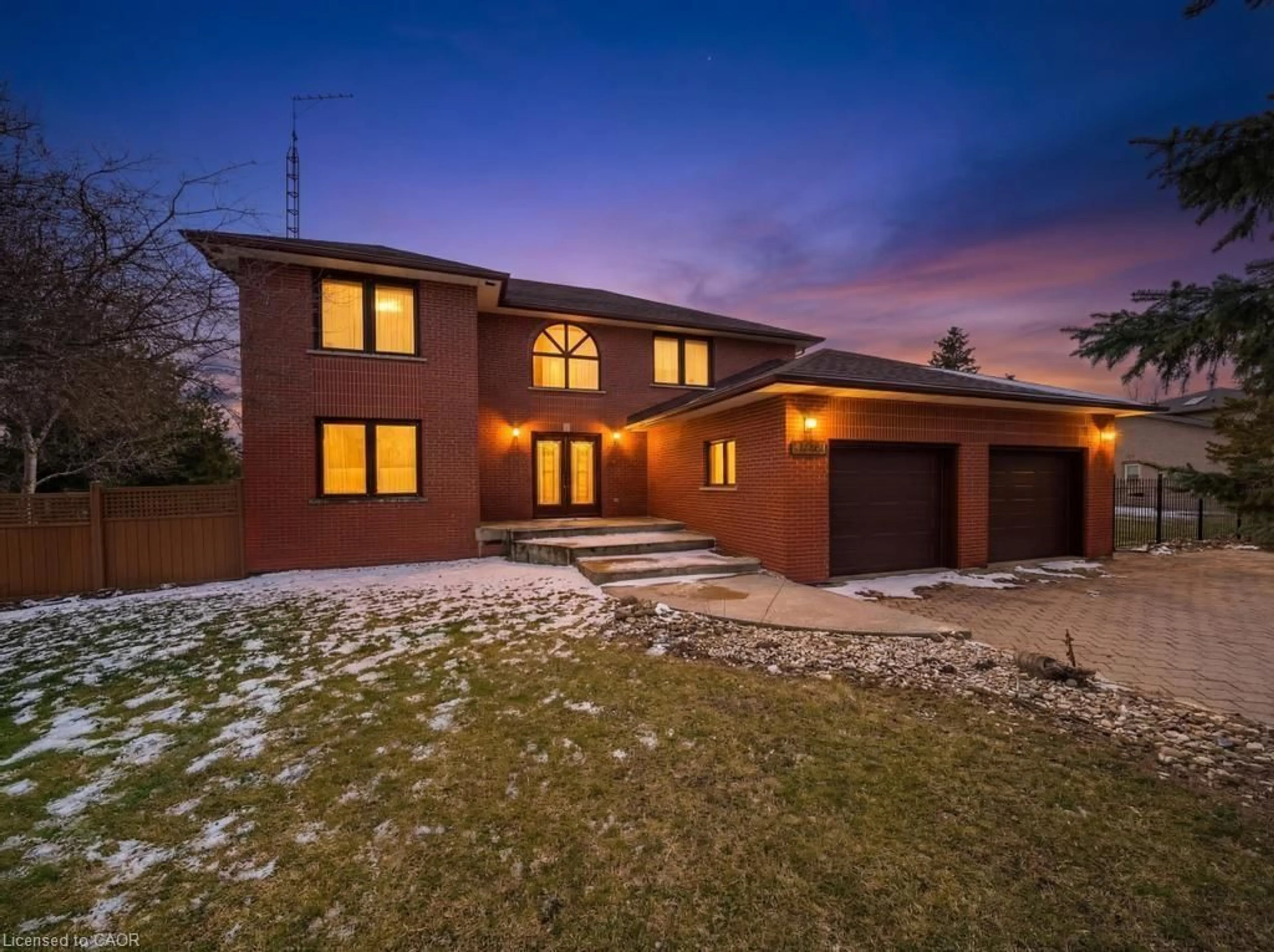 Home with brick exterior material, street for 1055 Golf Club Rd, Hannon Ontario L0R 1P0