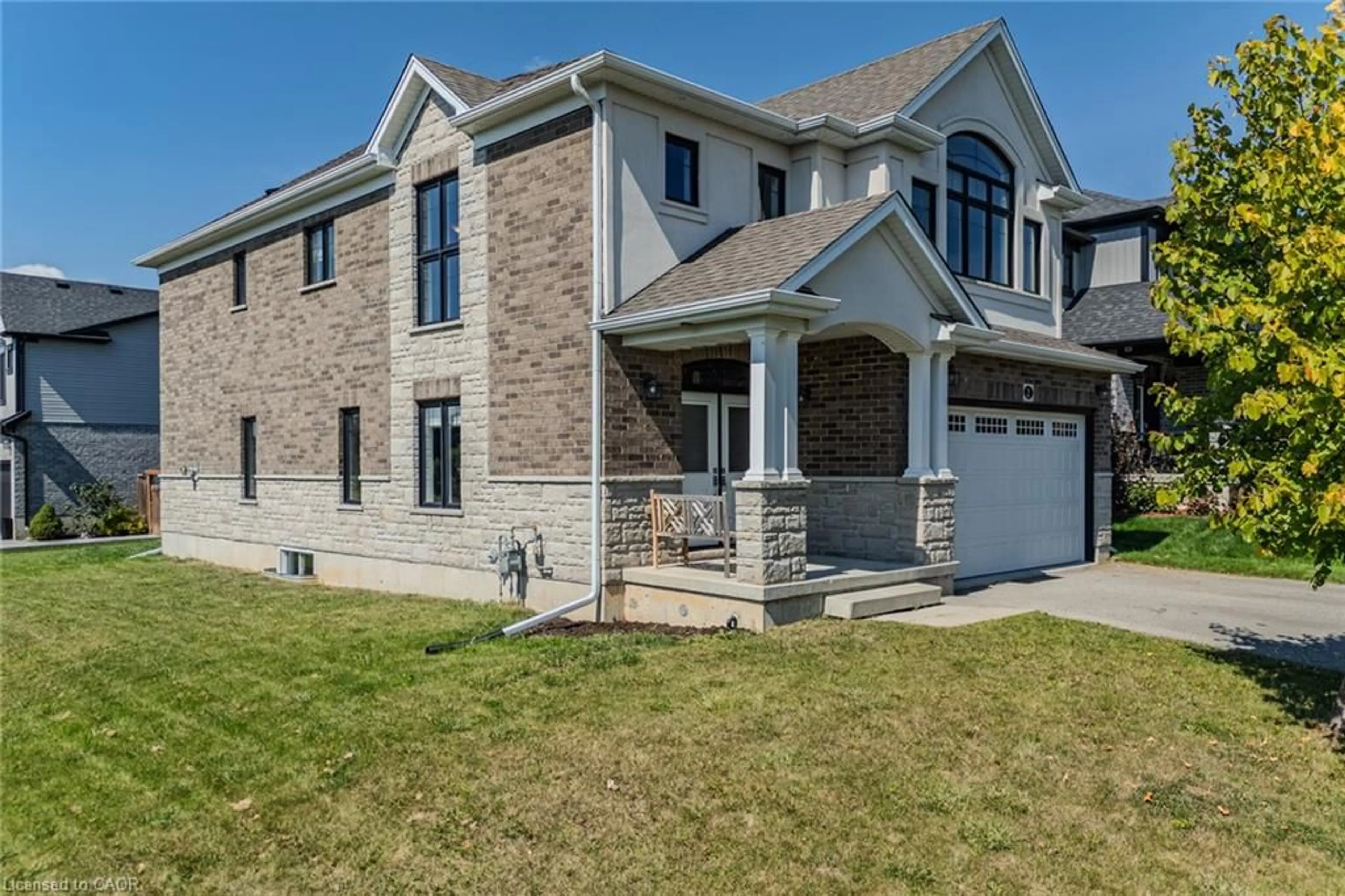 Home with brick exterior material, street for 2 Sedge Ave, Simcoe Ontario N3Y 0E1